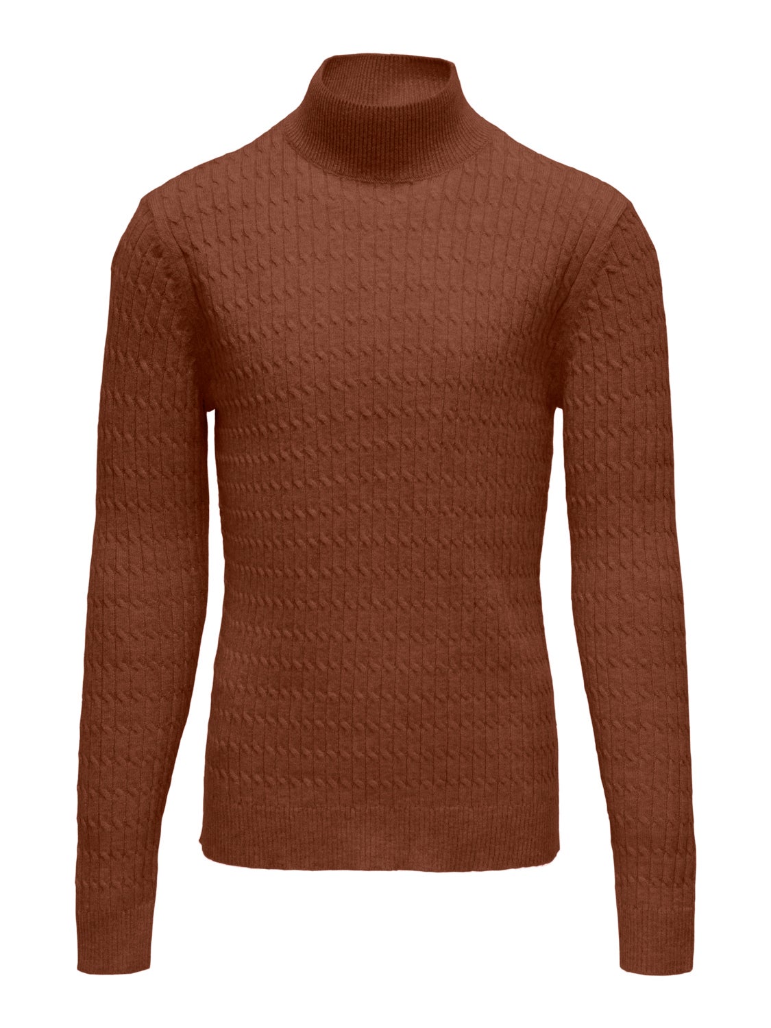 Textured knitted pullover
