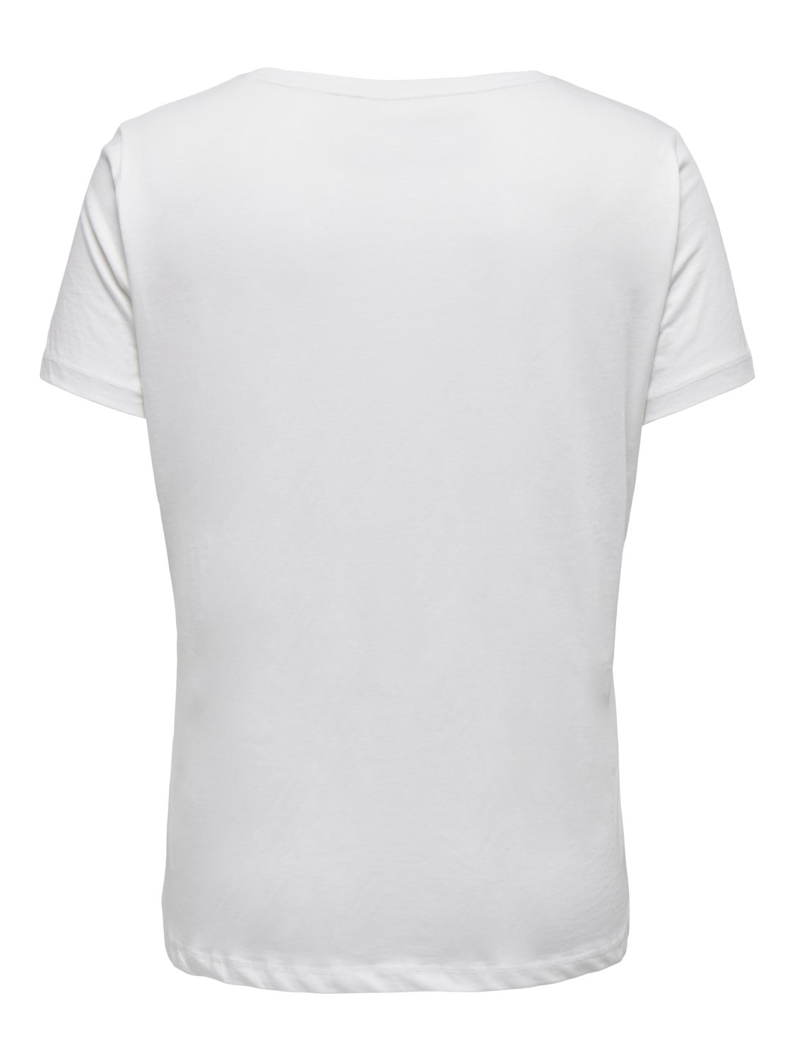 Curvy v-neck t-shirt