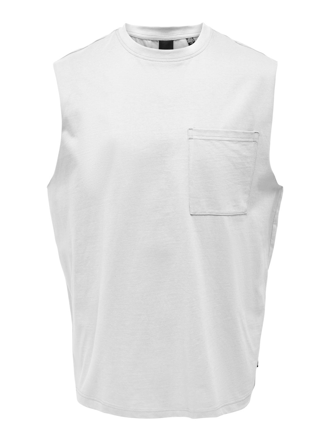Relaxed Fit Sleeveless T-shirt