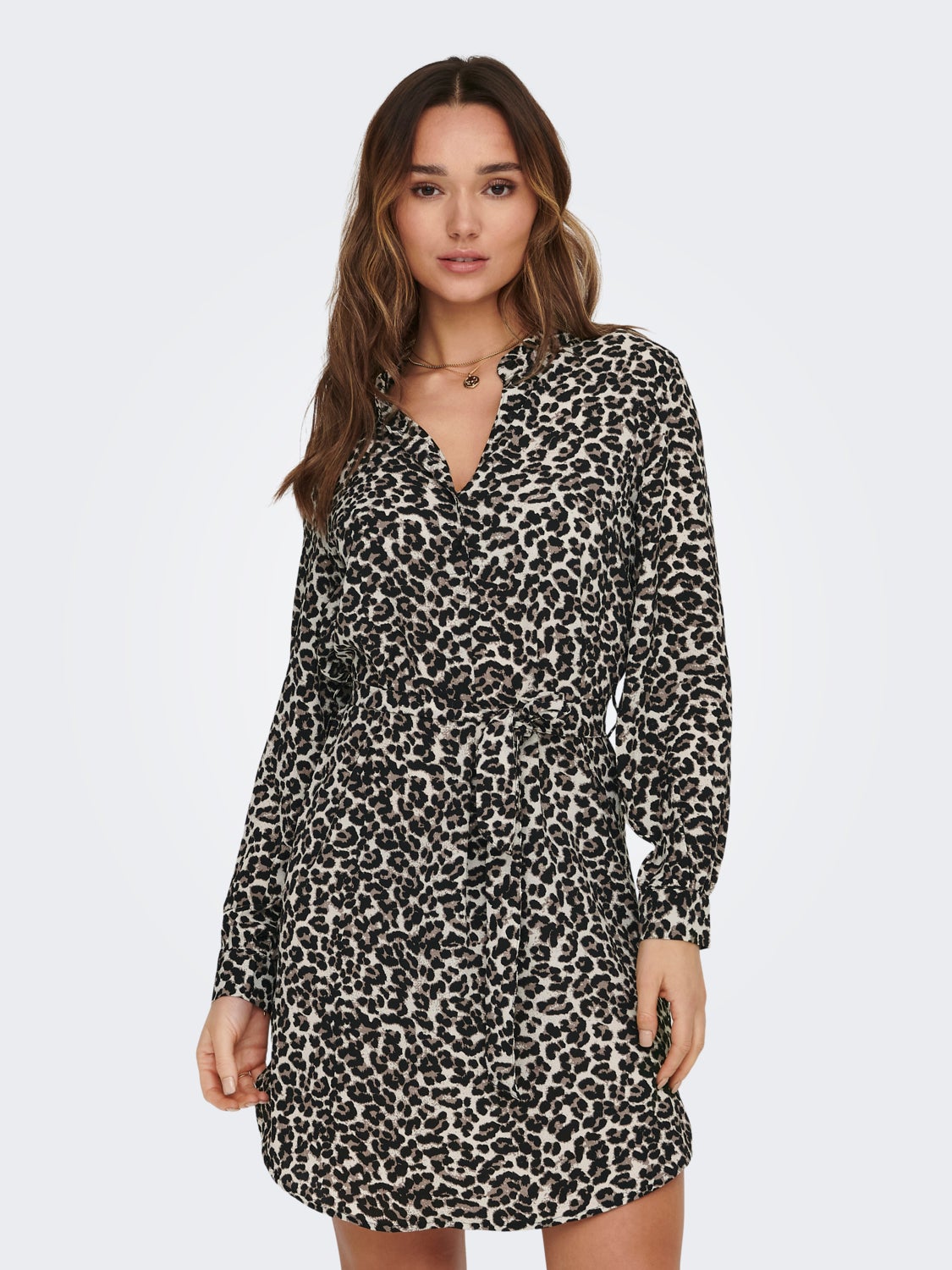 Regular Fit China Collar Short dress