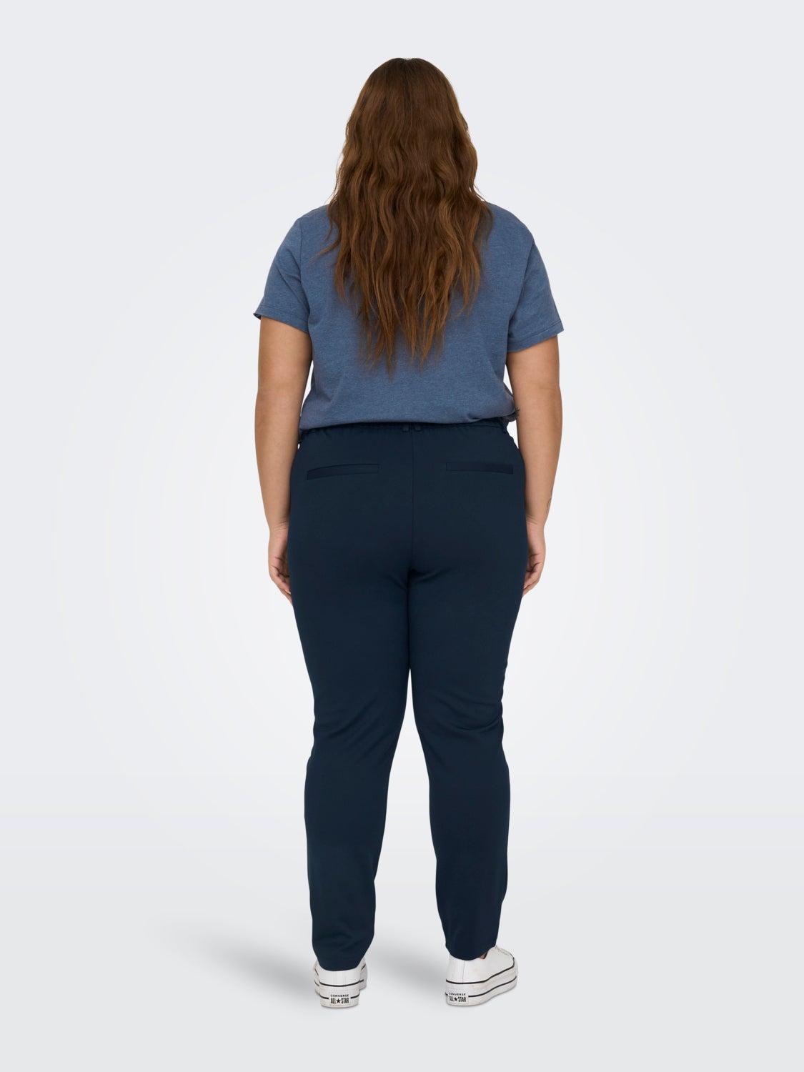 Curvy solid colored Trousers