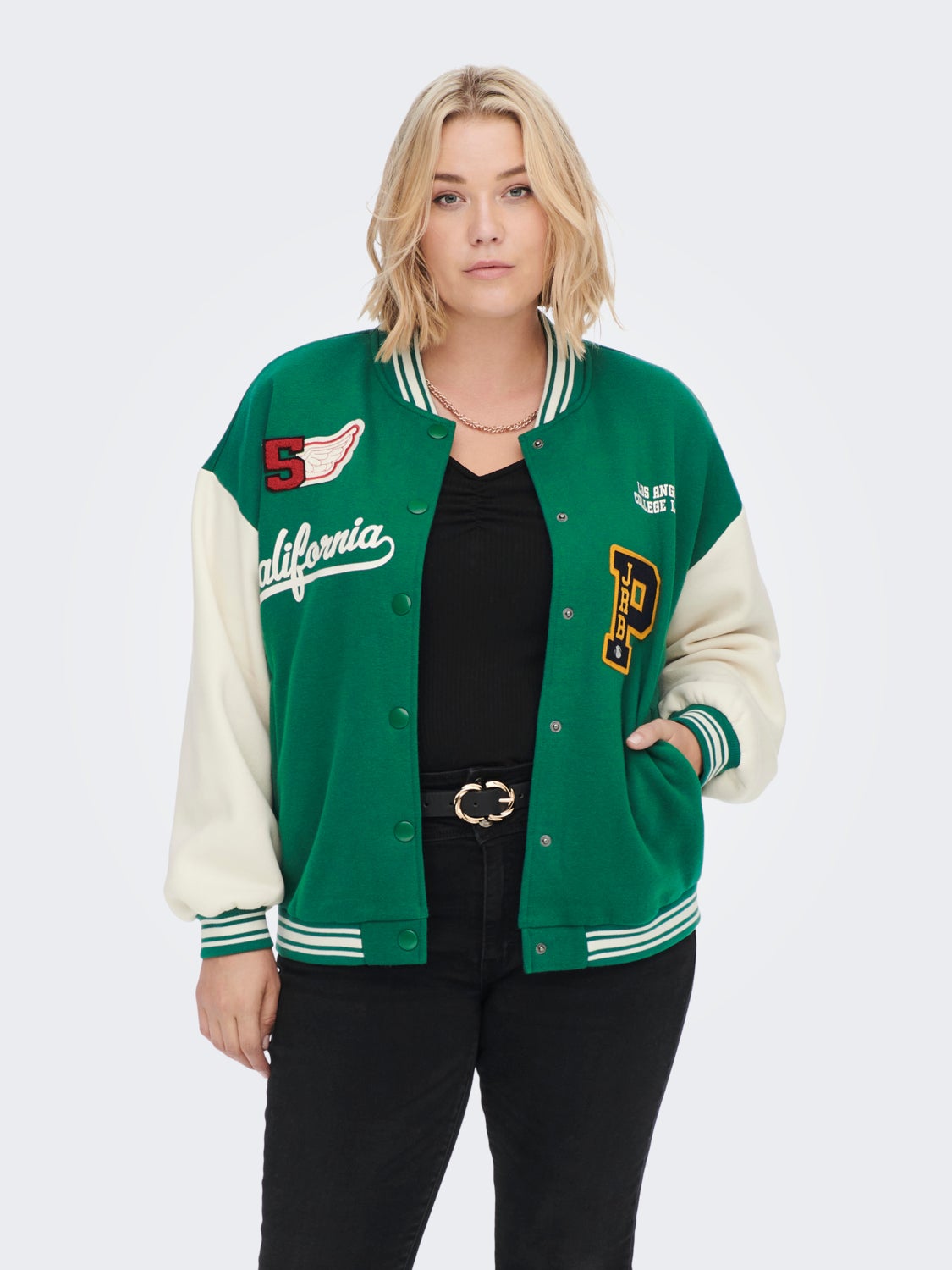 Curvy Bomber Jacket