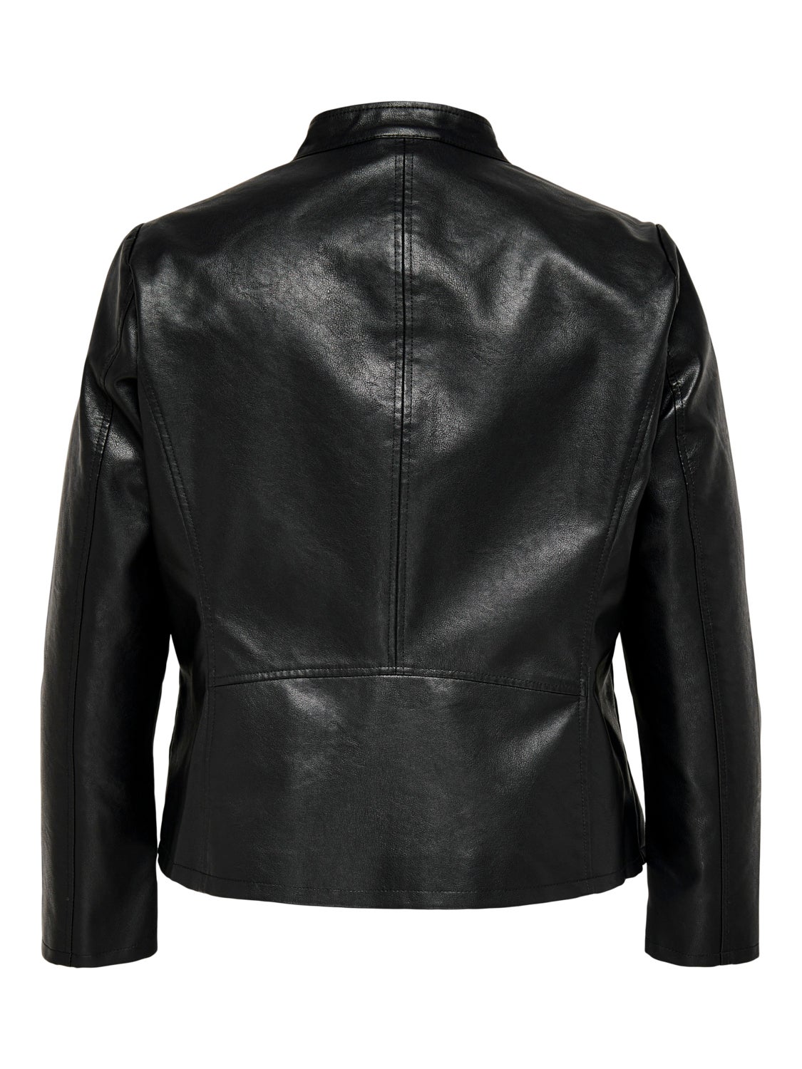 Curvy Faux Leather Jacket