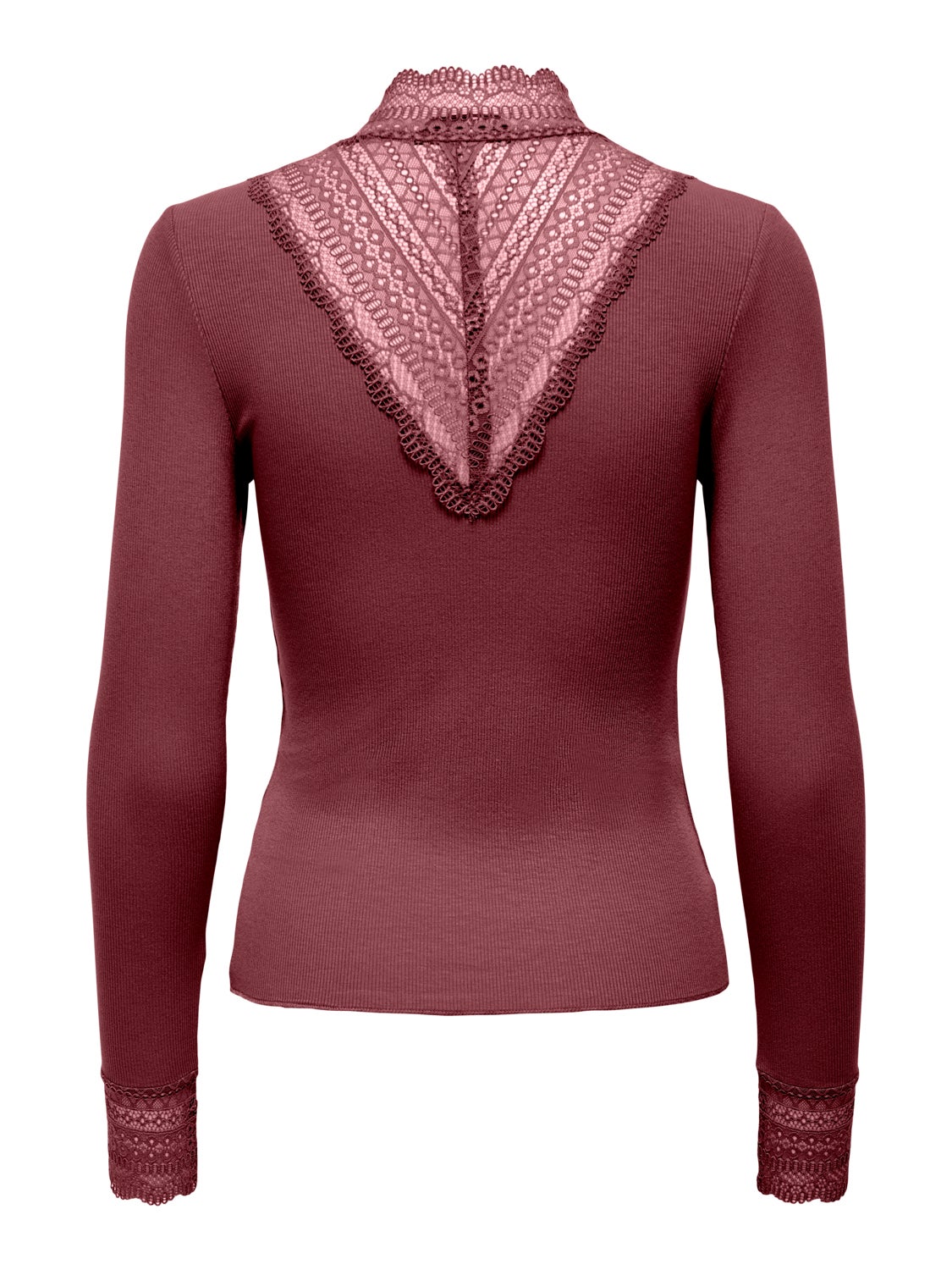 Long sleeved top with lace
