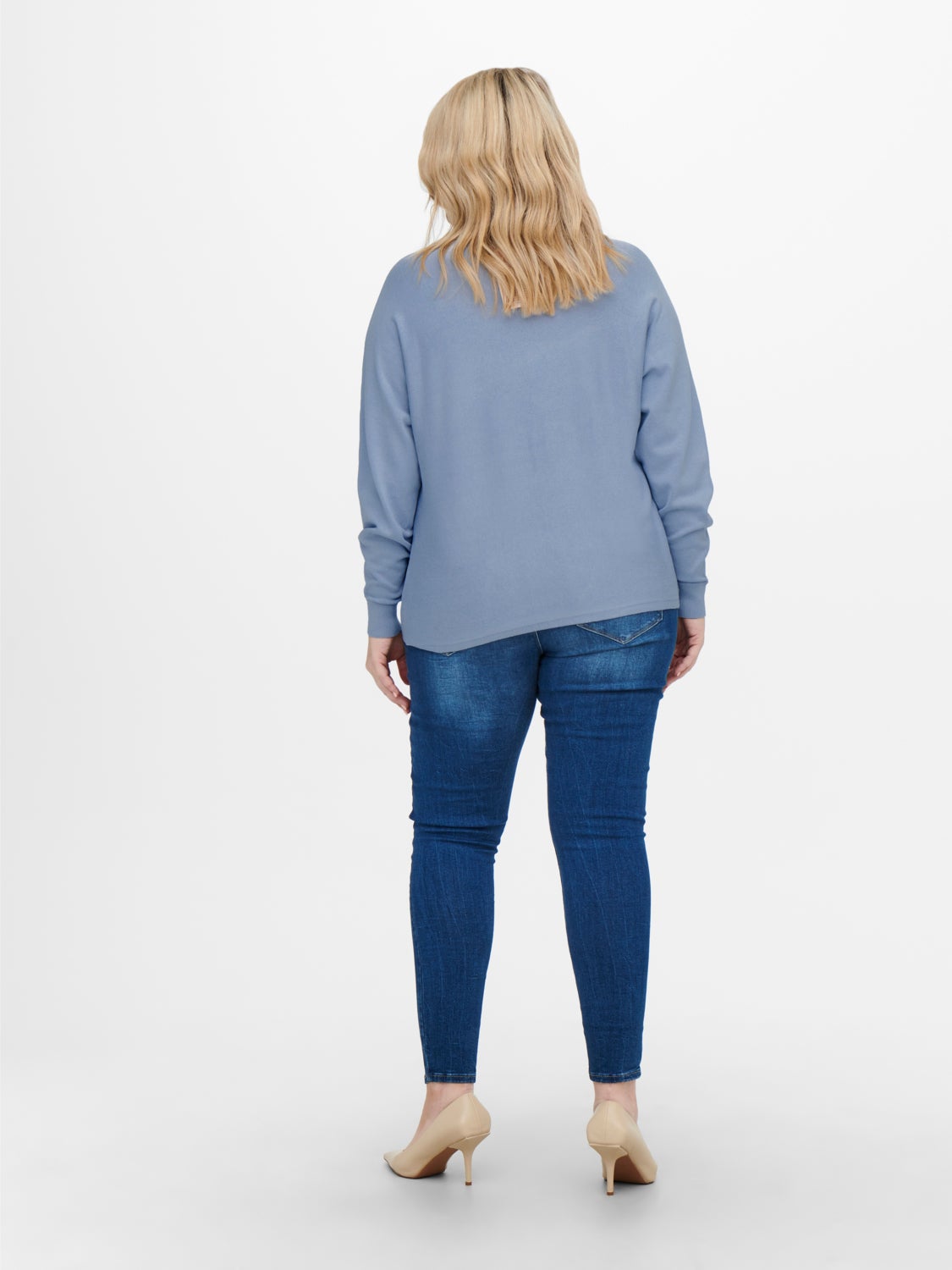 Curvy batwing viscose Pullover