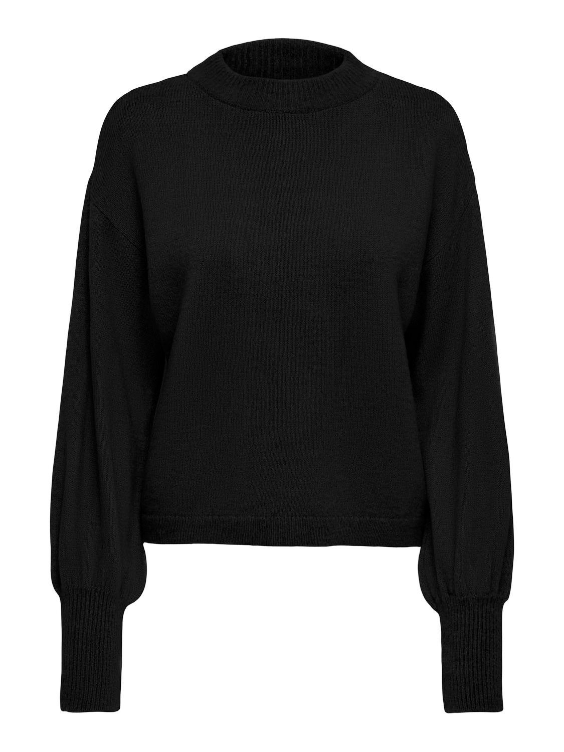 O-neck knitted pullover