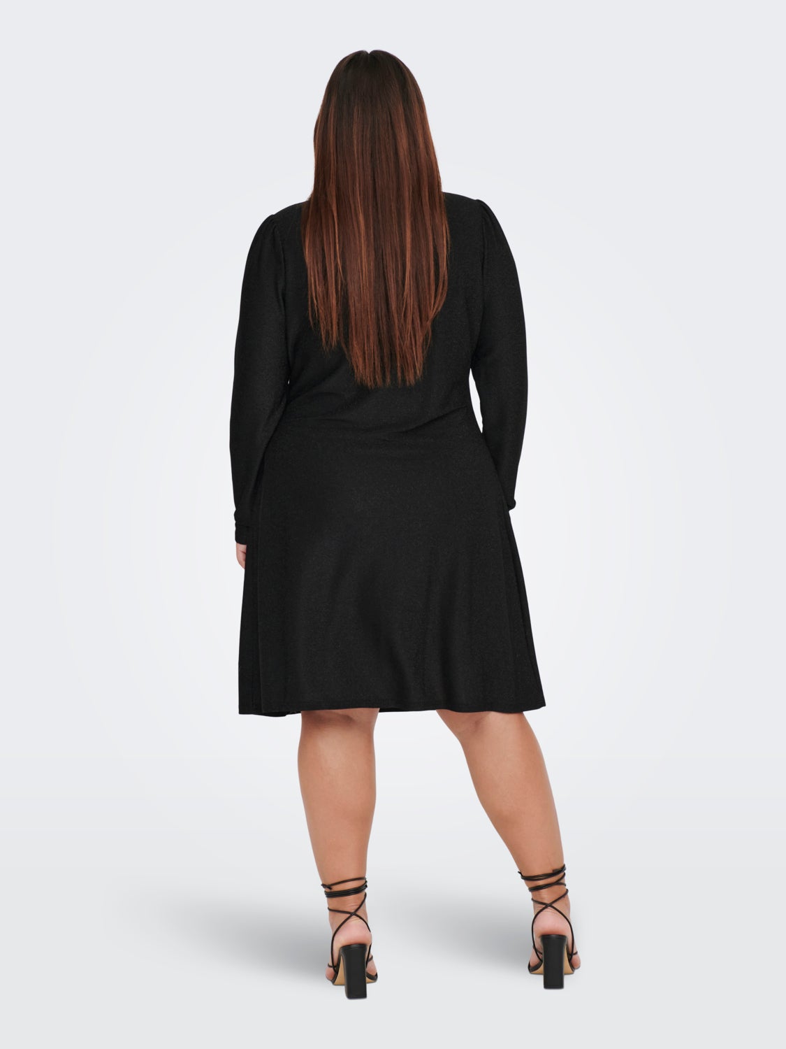 Curvy glitter midi dress