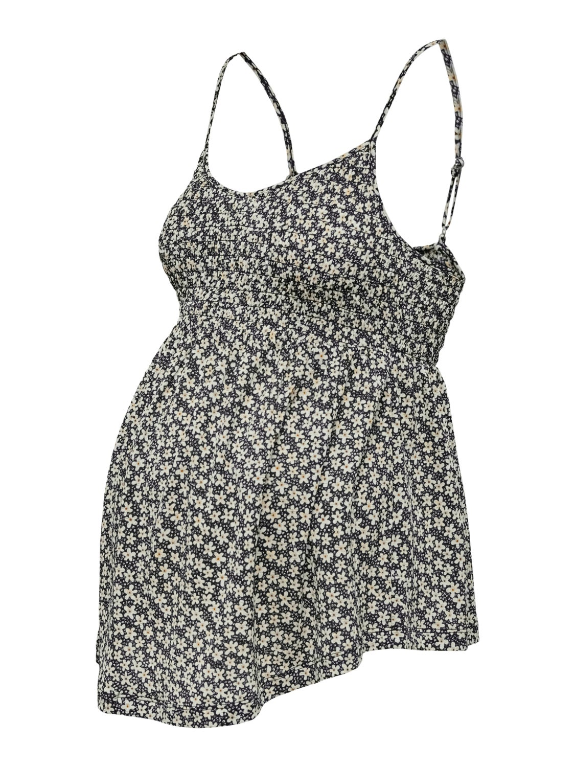 Mama strap smock Top