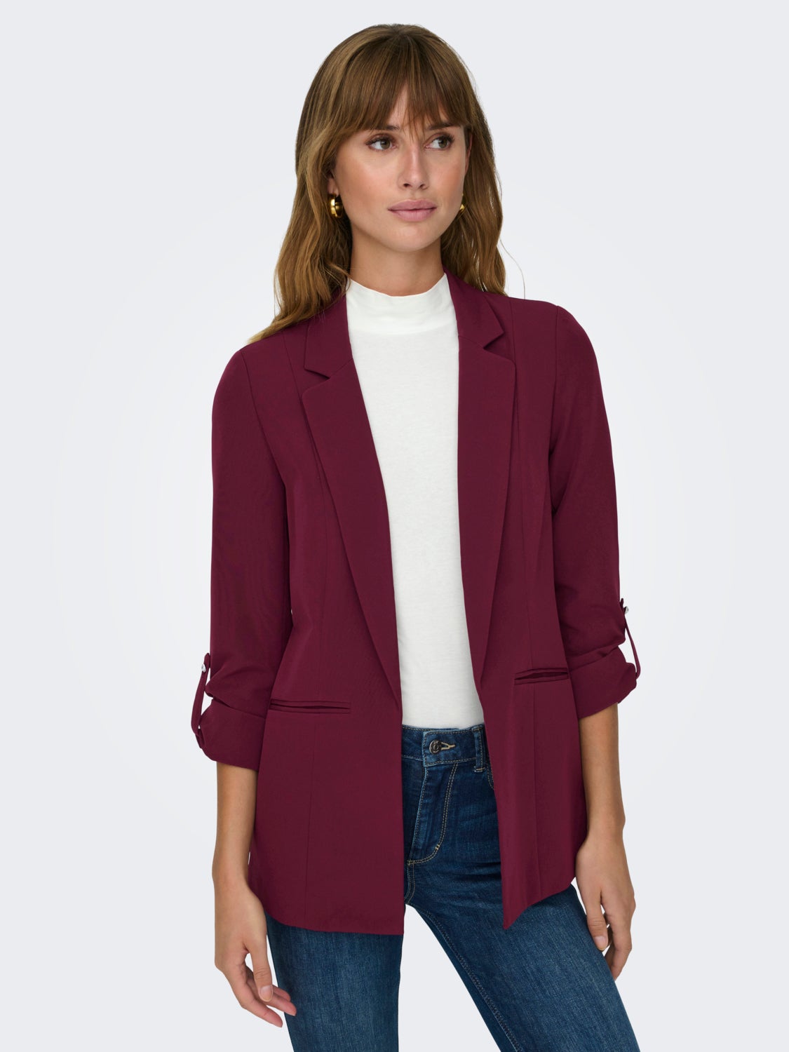 Long 3/4 sleeved blazer