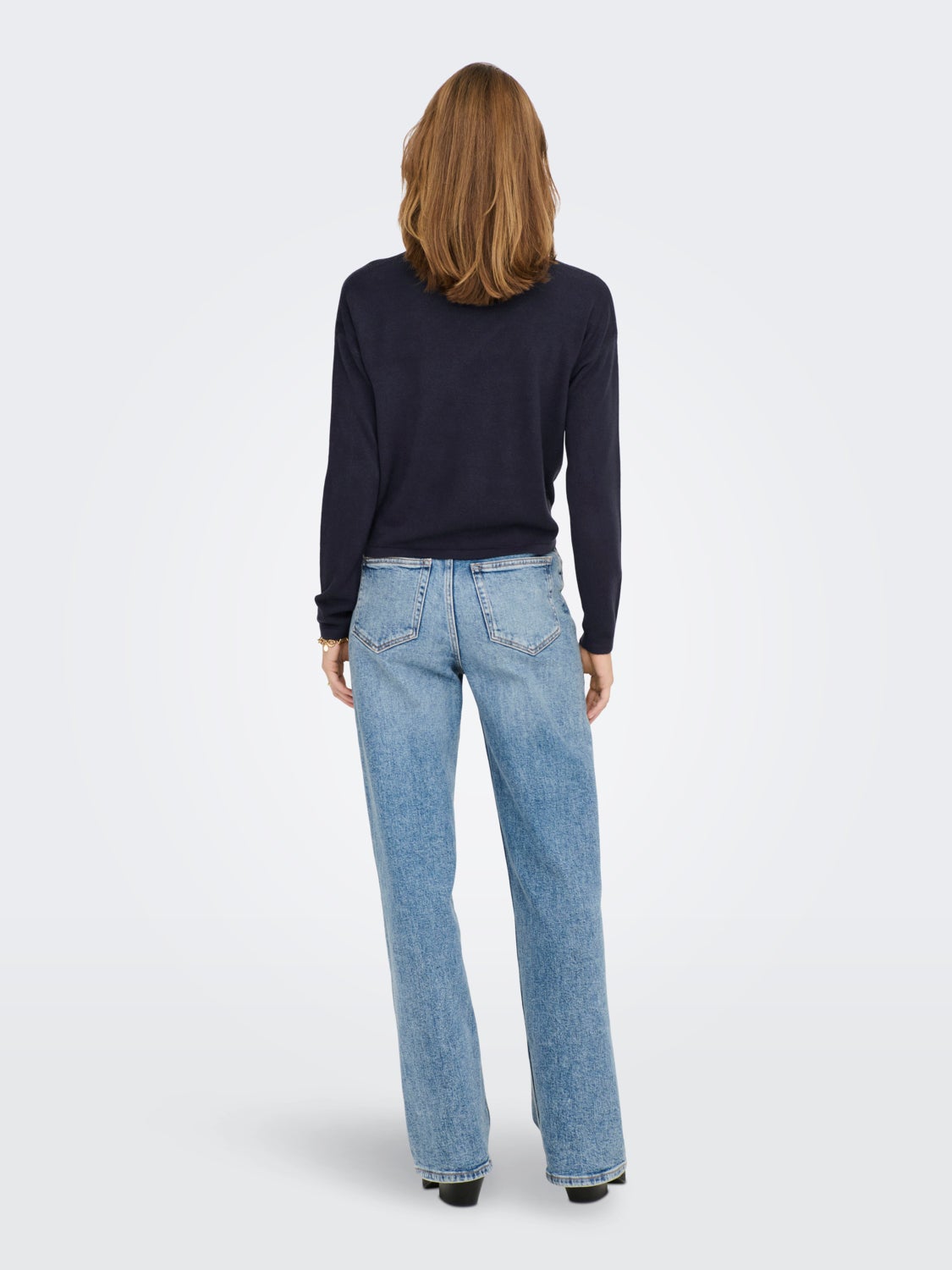 Tie detail knitted pullover