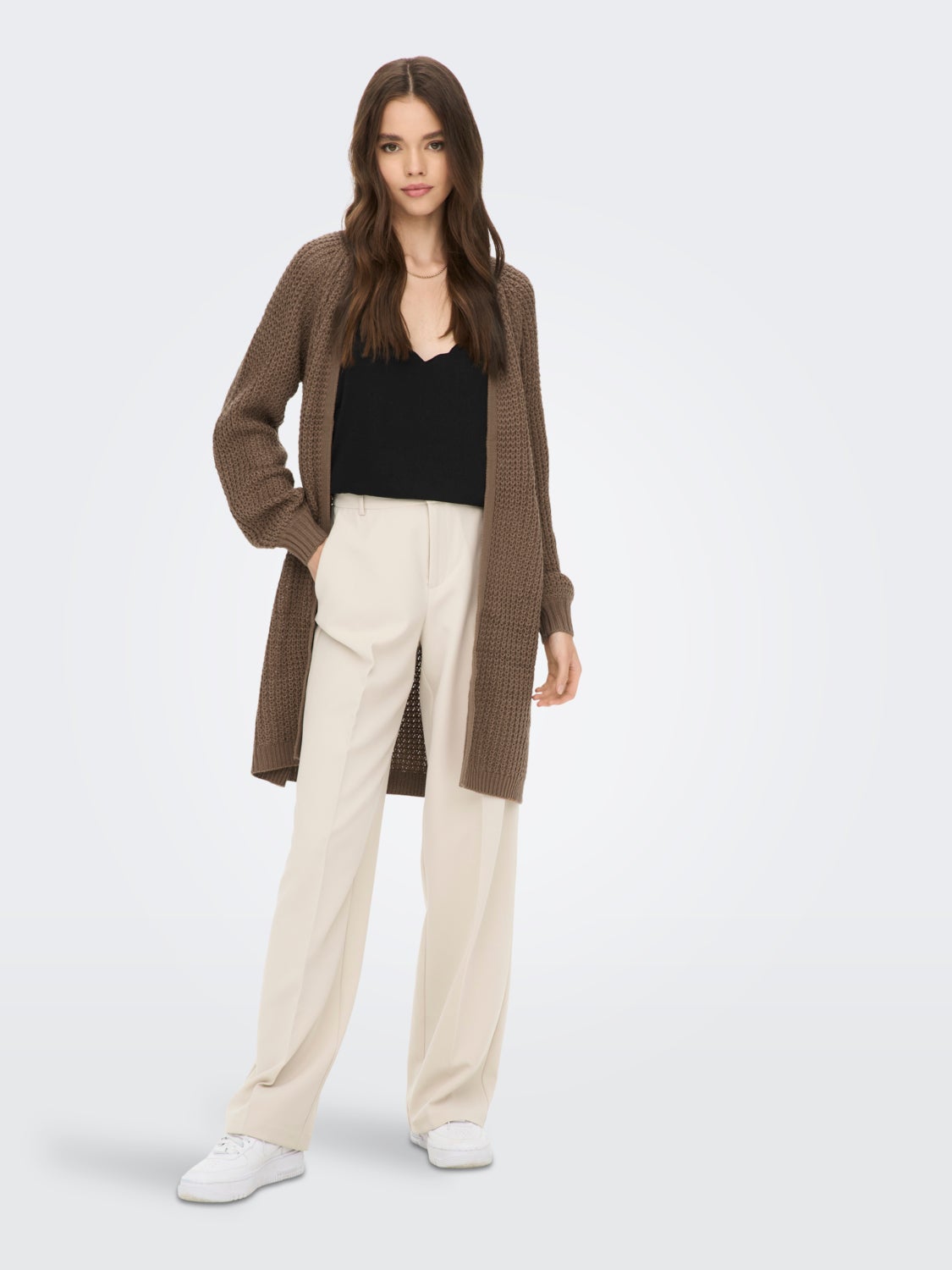 Long Knitted Cardigan