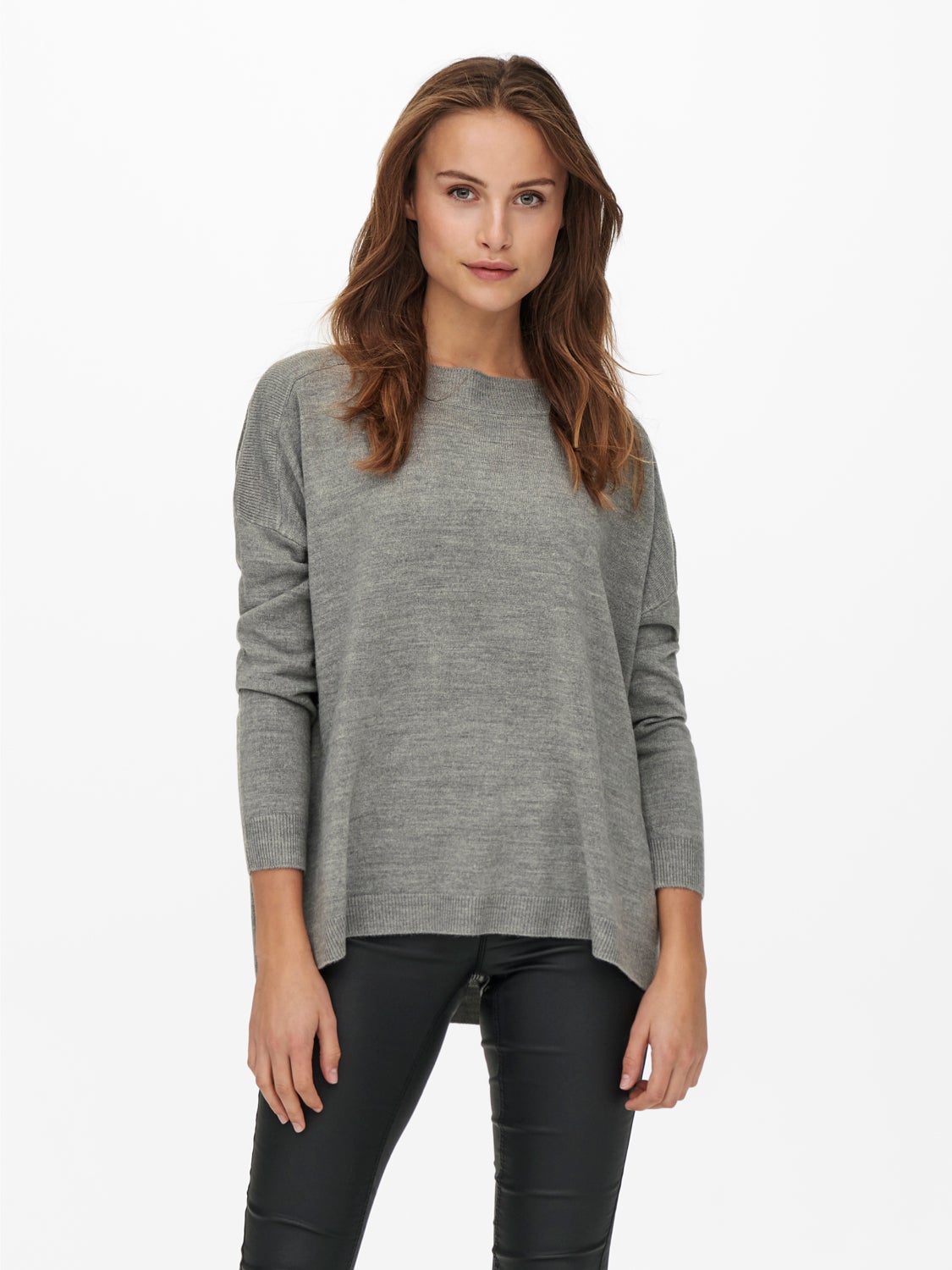 Solid colored Knitted Pullover