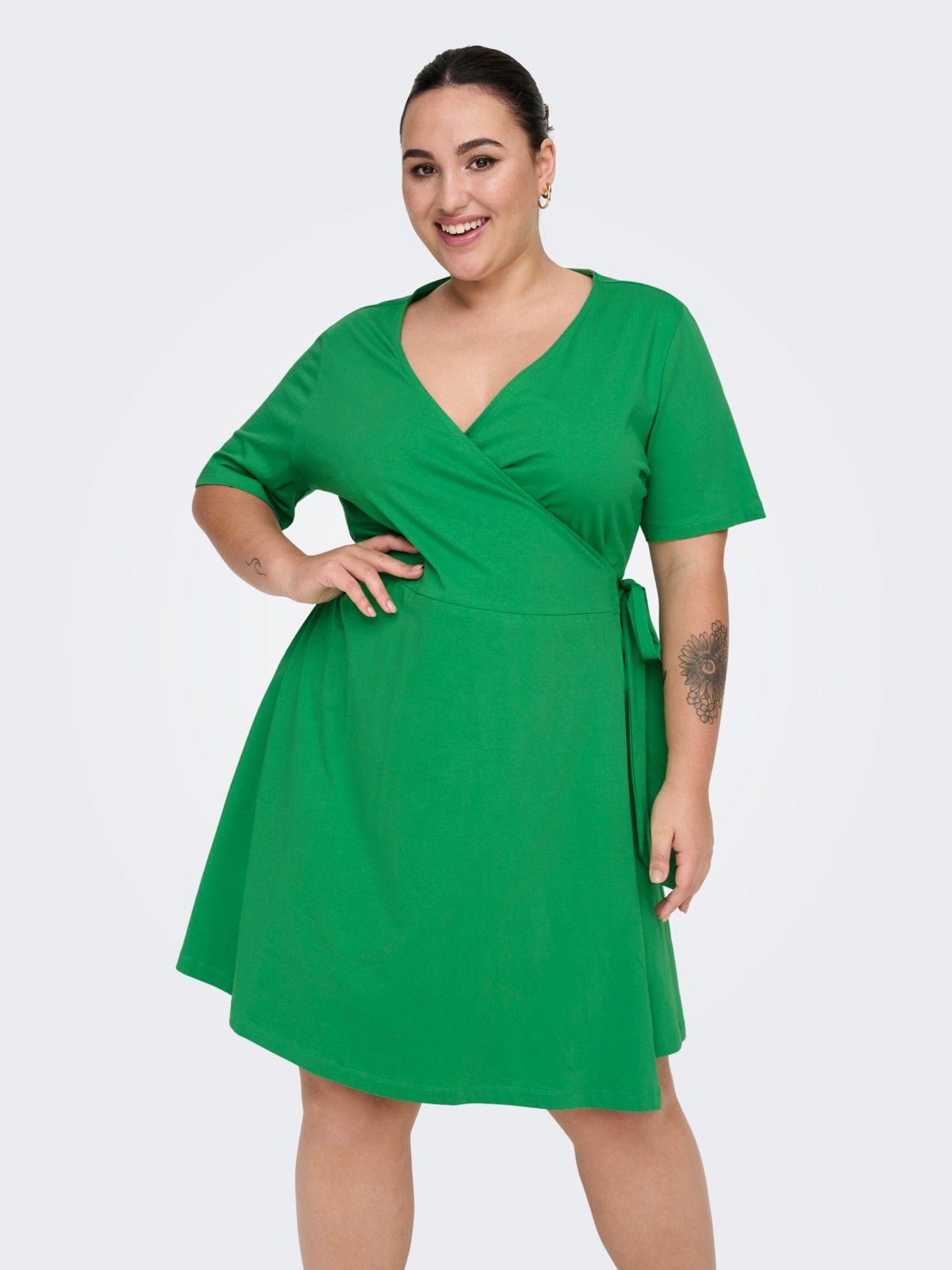 Curvy Wrap Dress