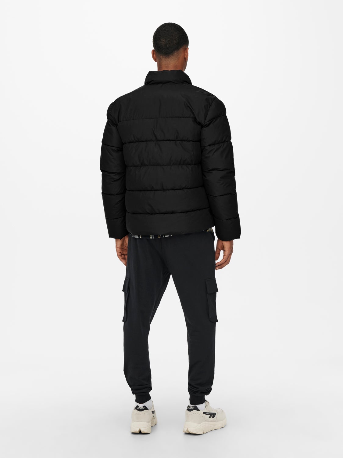 Quilted High Neck Jacket