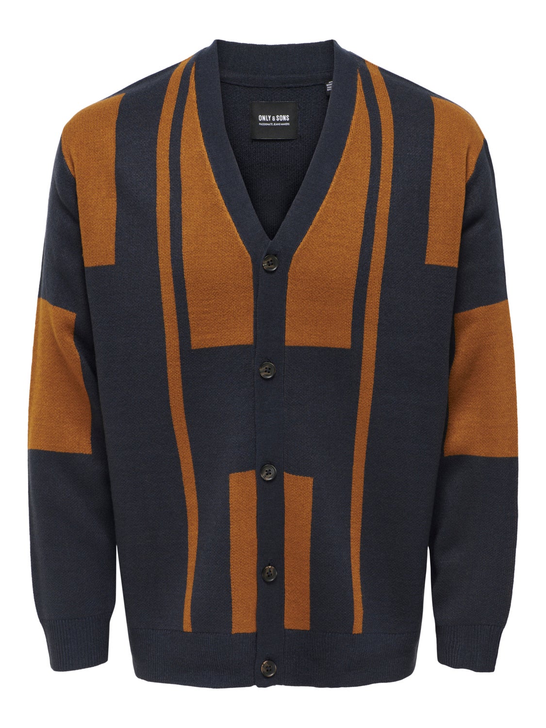 V-Neck Knit Cardigan