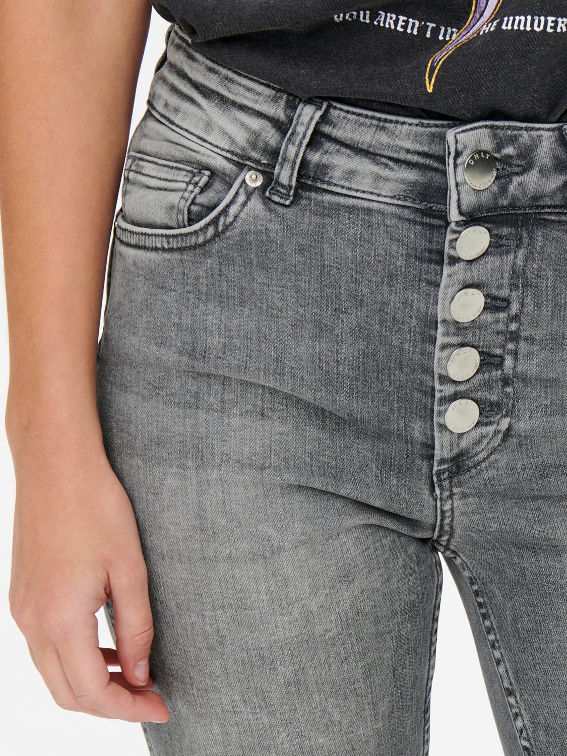 ONLBobby life mid Cropped jeans