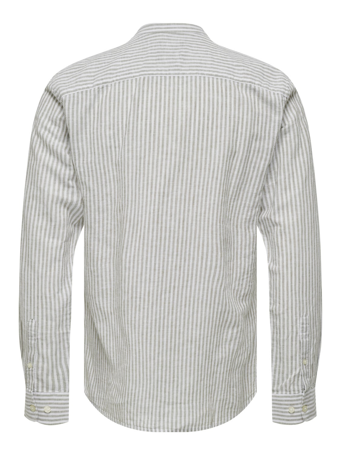 Slim fit china collar shirt