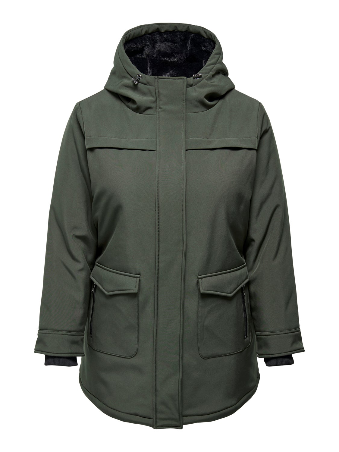 Curvy lined Parka
