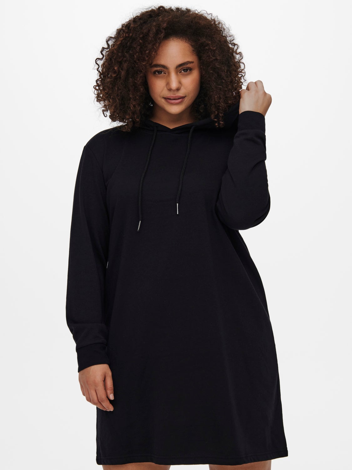 Curvy hooded sweat Dress