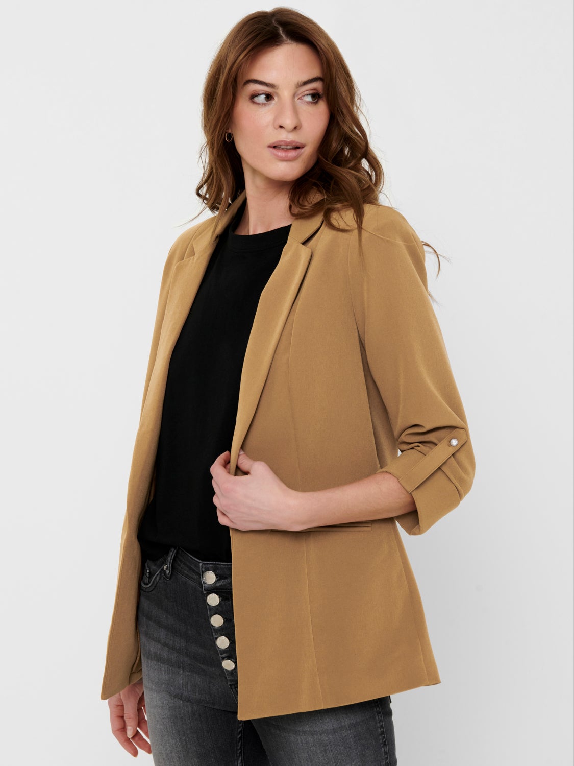 Long 3/4 sleeved blazer