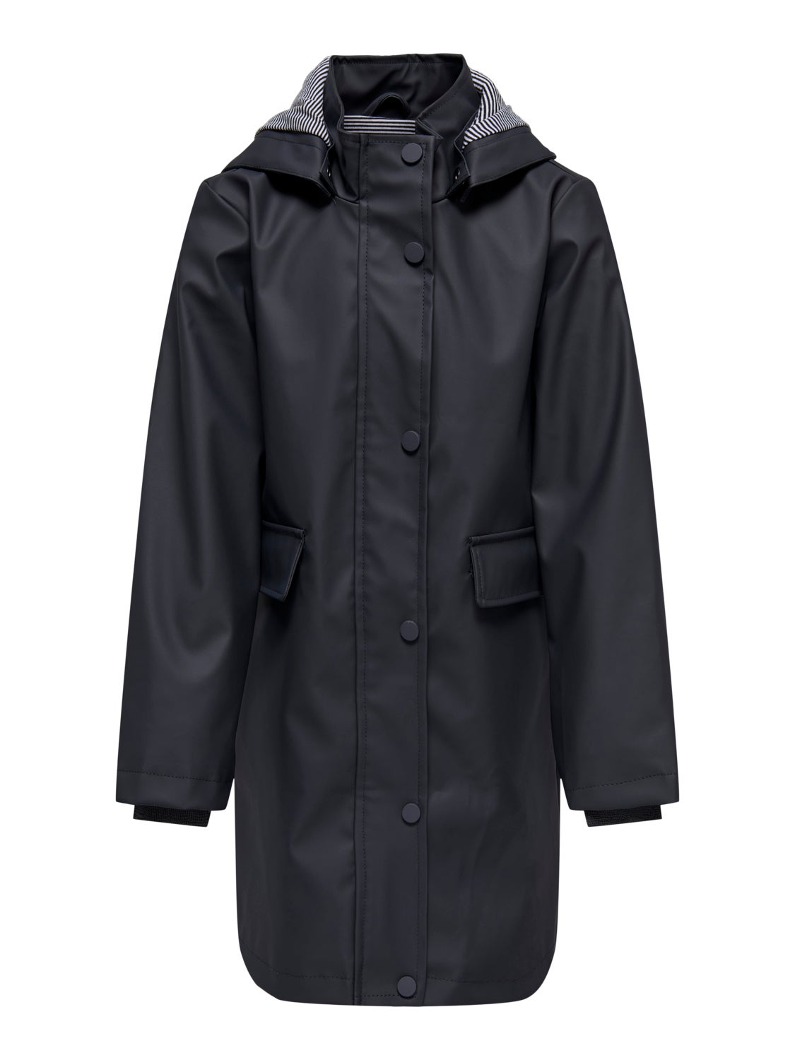 Long Solid Colored Rain jacket