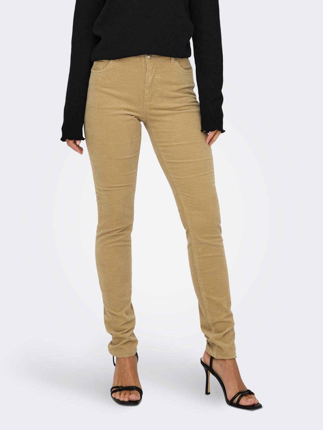 Mid waist trousers