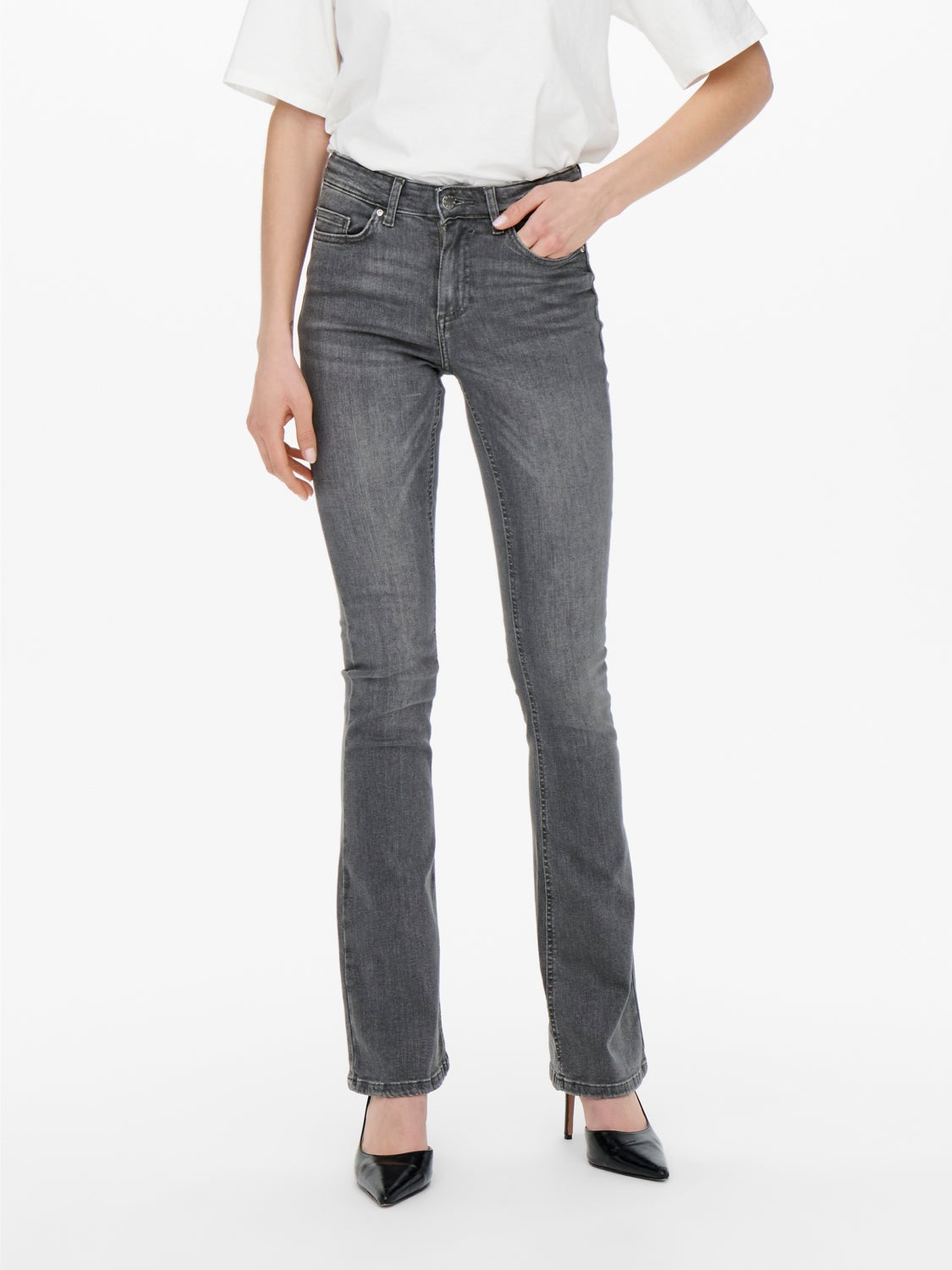 ONLBlush mid Flared Jeans