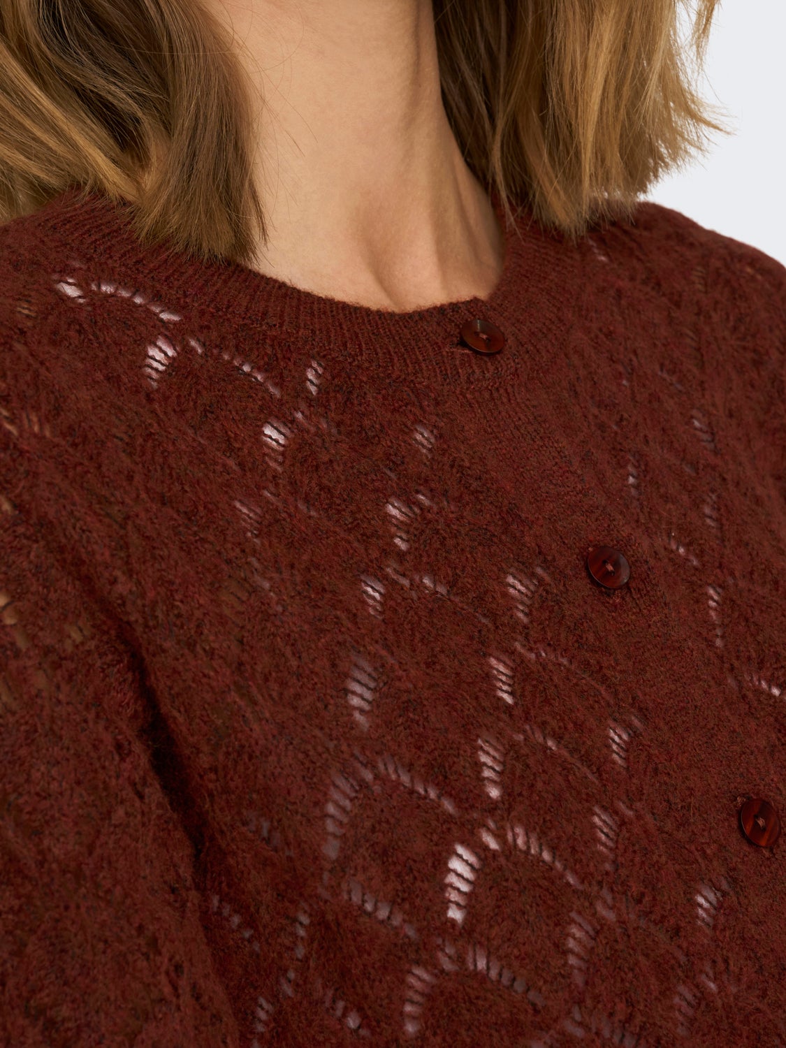 O-Neck Knit Cardigan