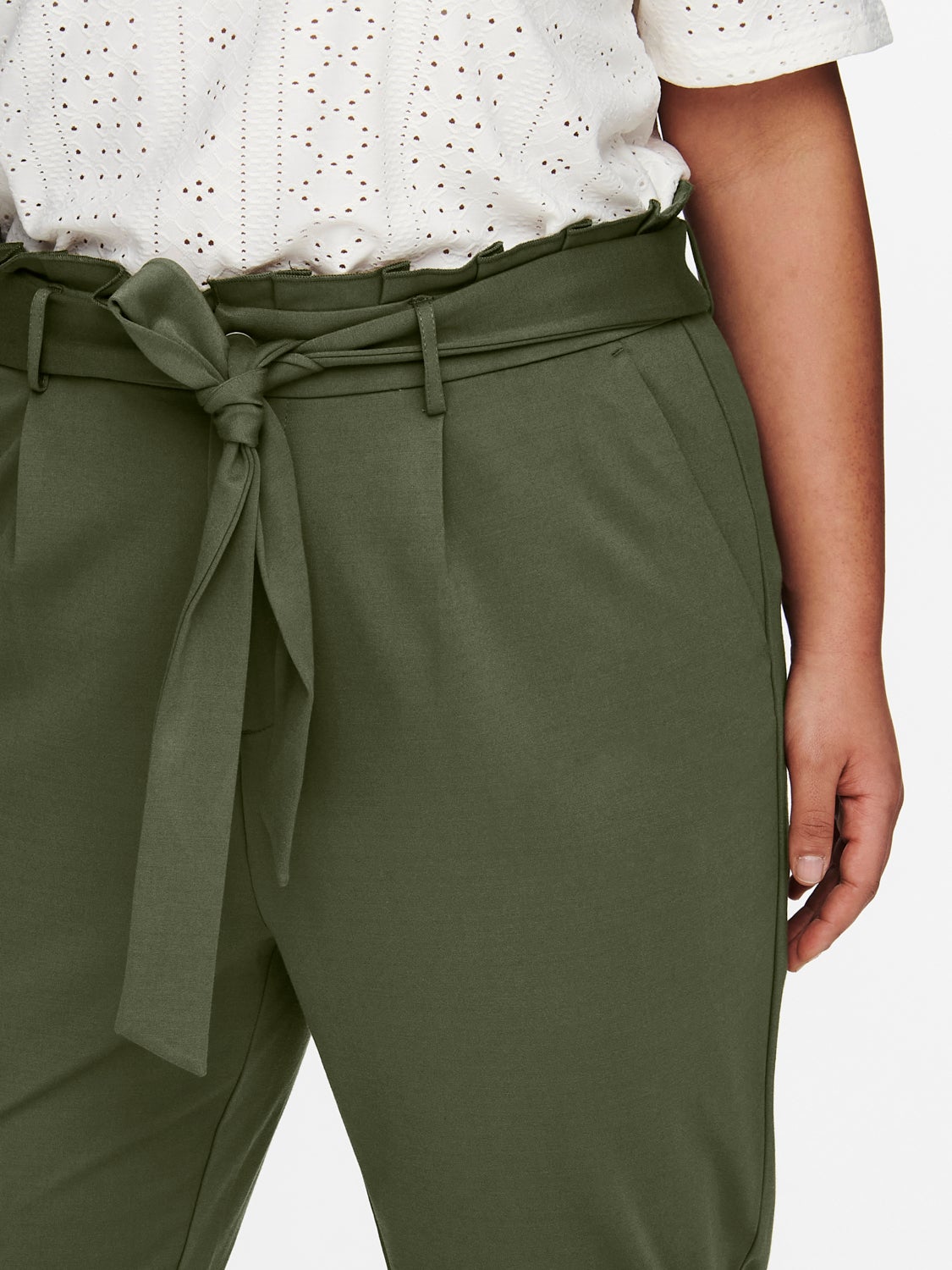CurvyGoldtrash paperbag Trousers