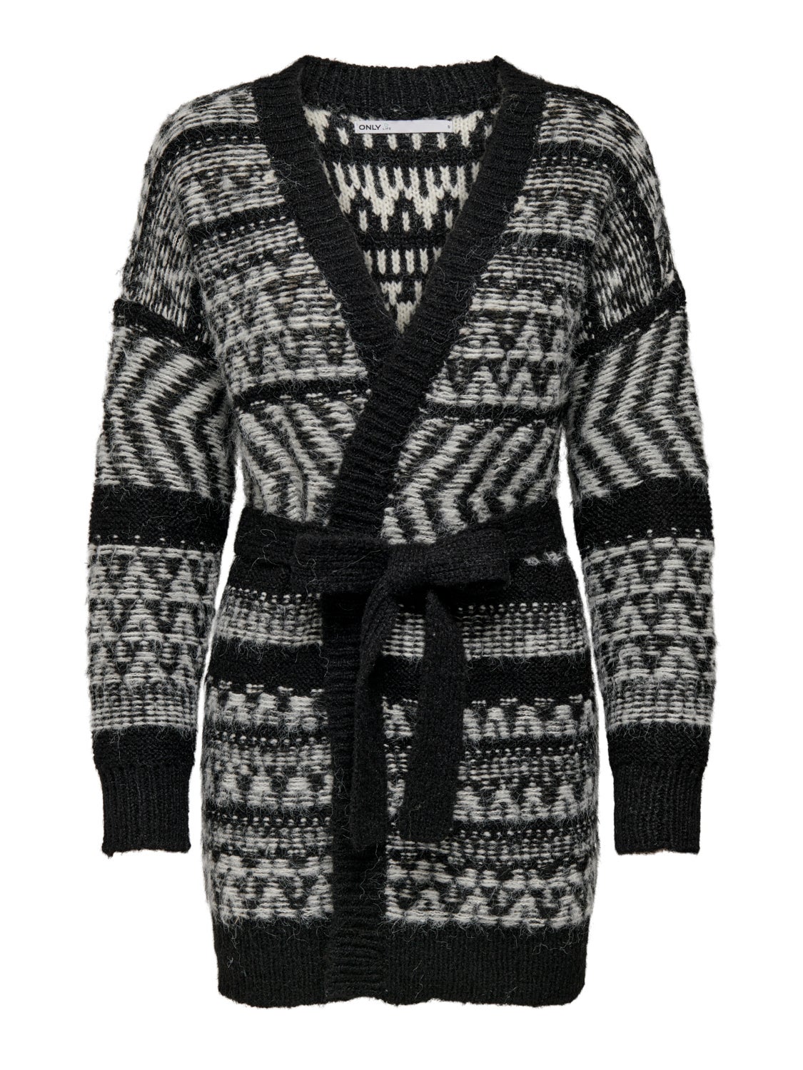 Long belted Knitted Cardigan