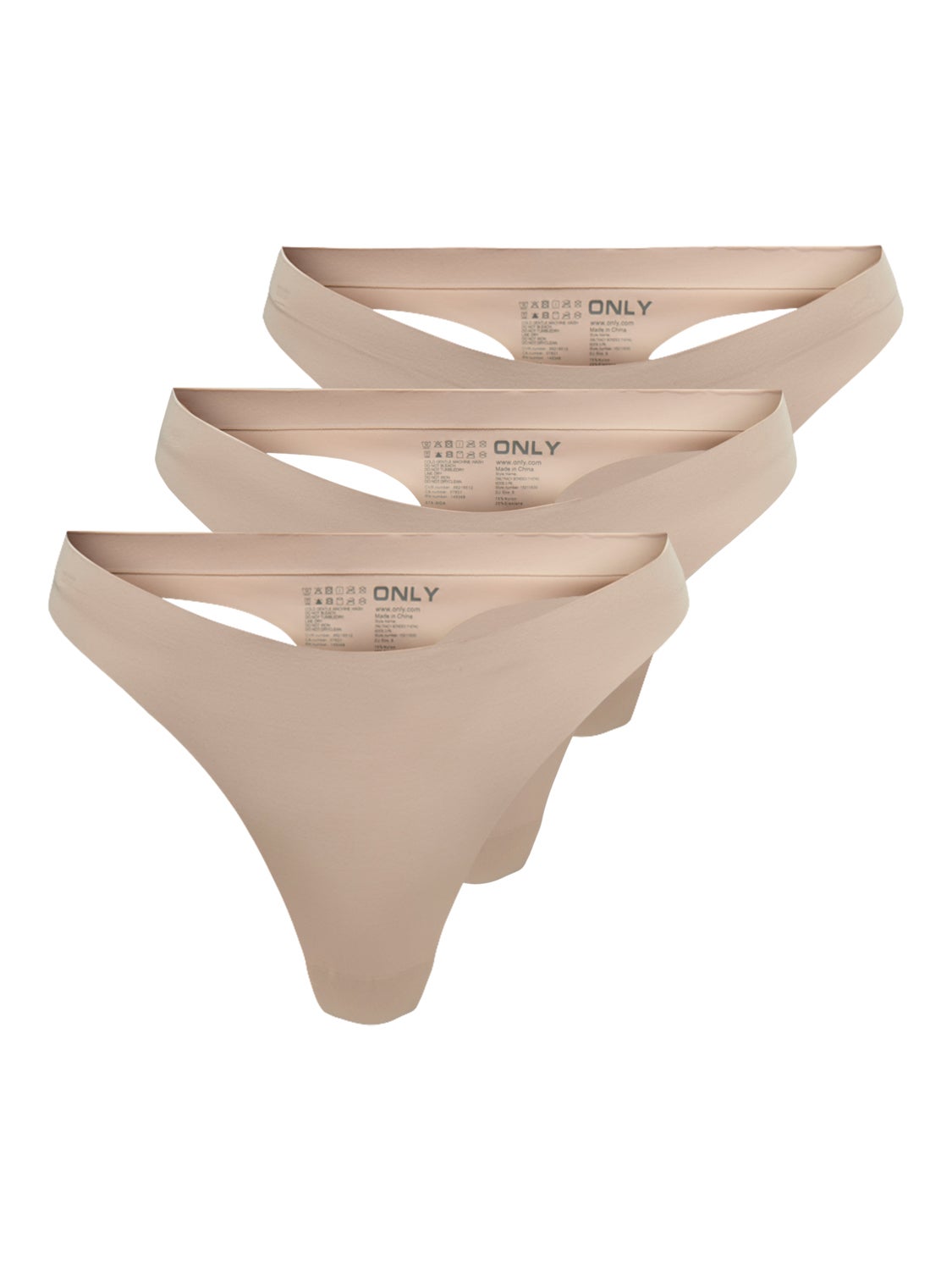 3-pack seamless Thong