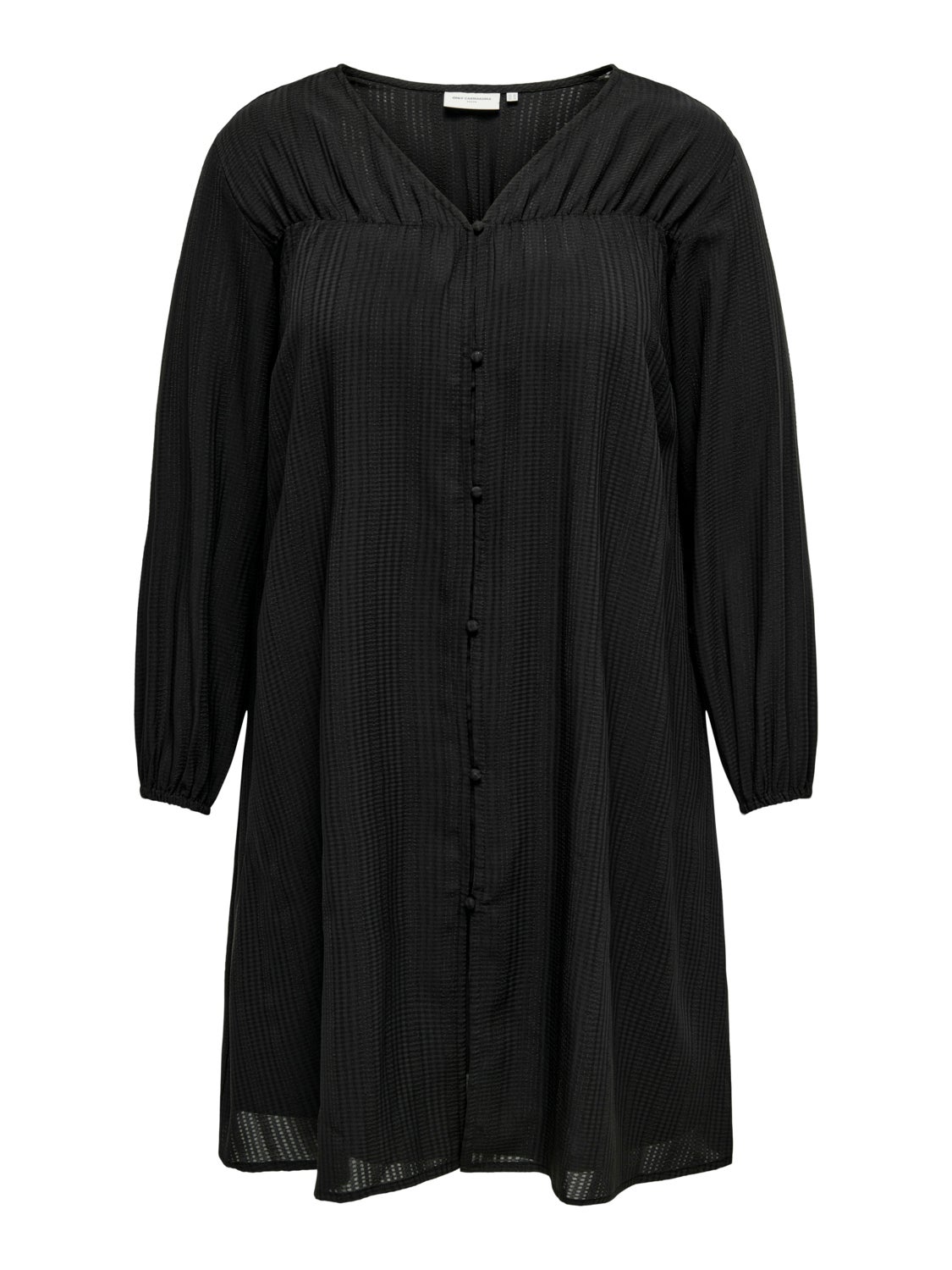 Curvy v-neck layered dress