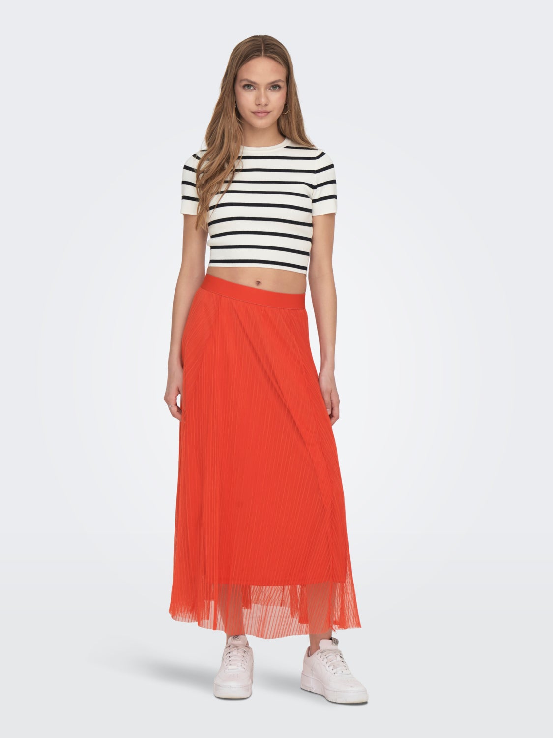 Mesh Midi skirt