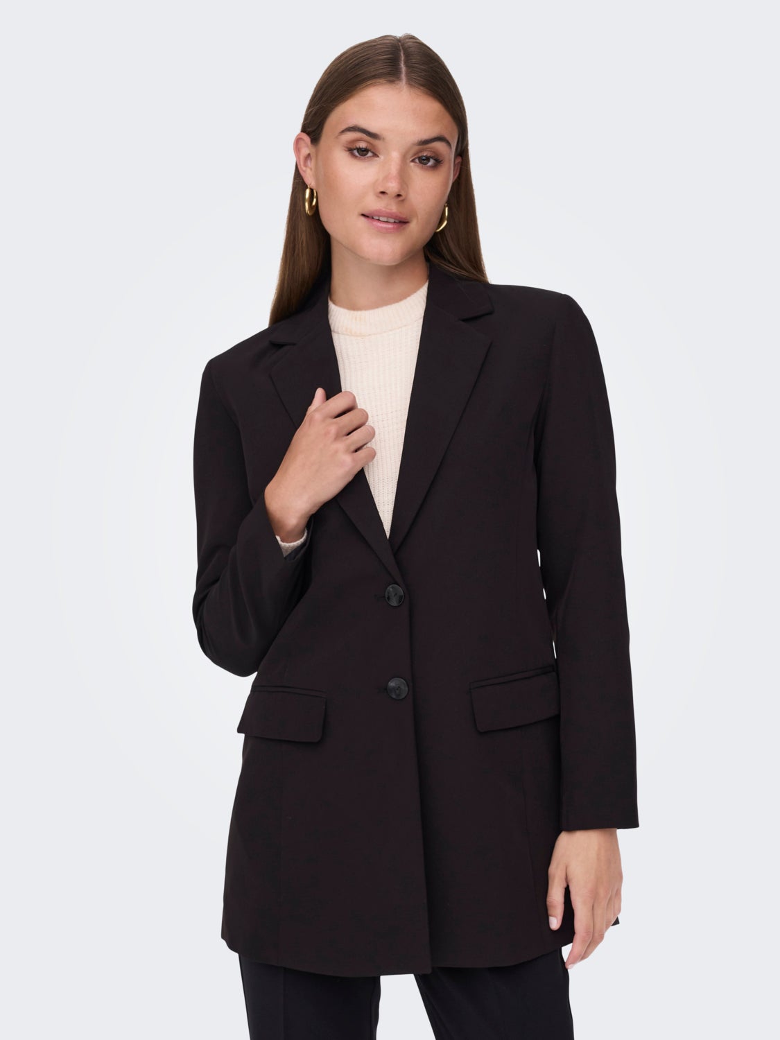 Long Line Fit Reverse Blazer