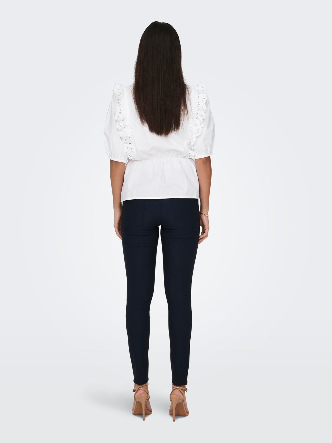 Short Sleeved Frill Top