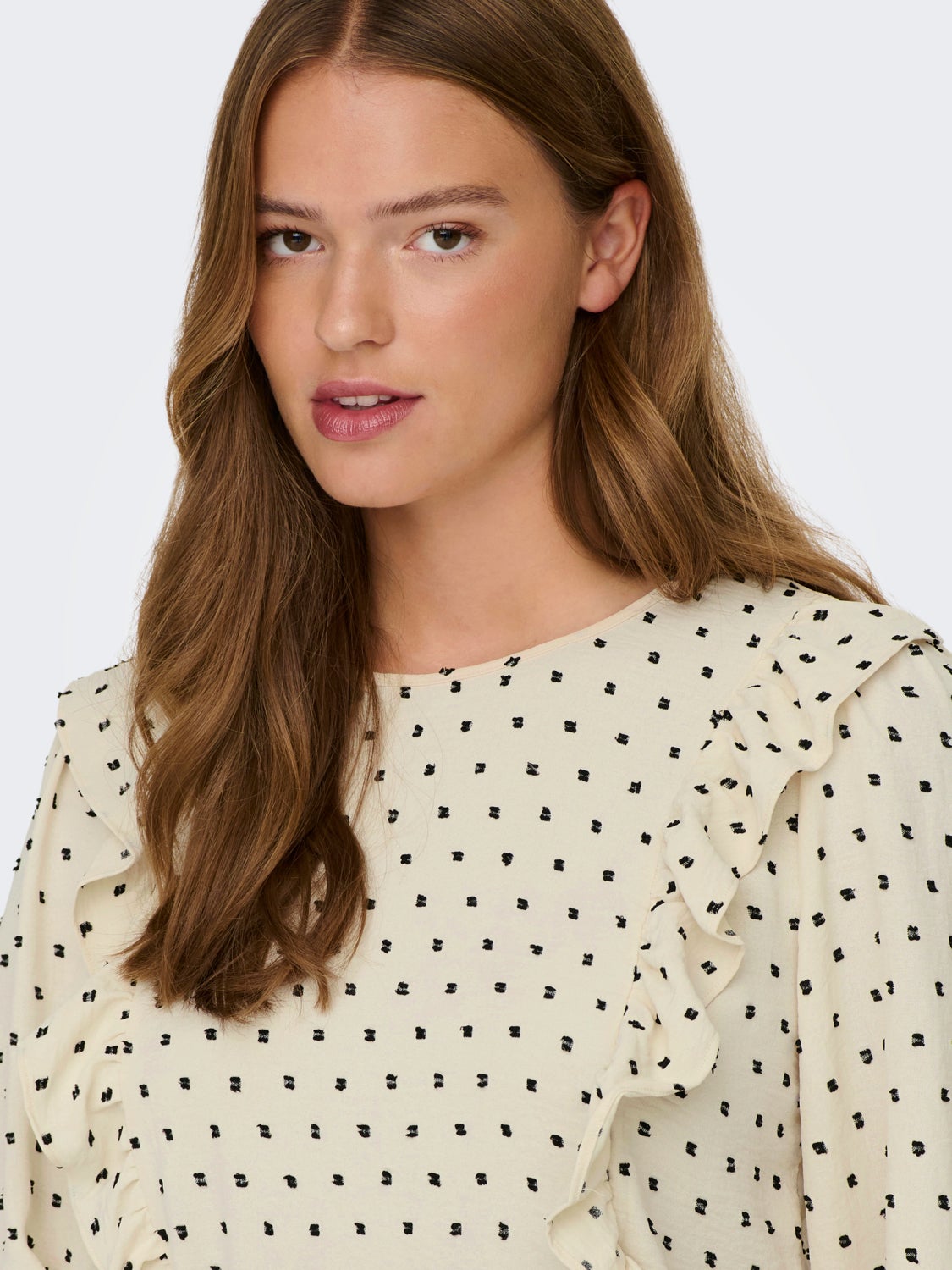 Frill Long Sleeved Top