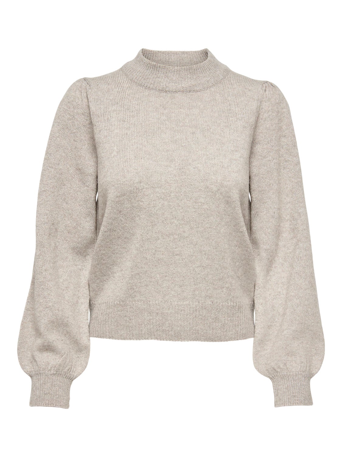 High neck knitted pullover