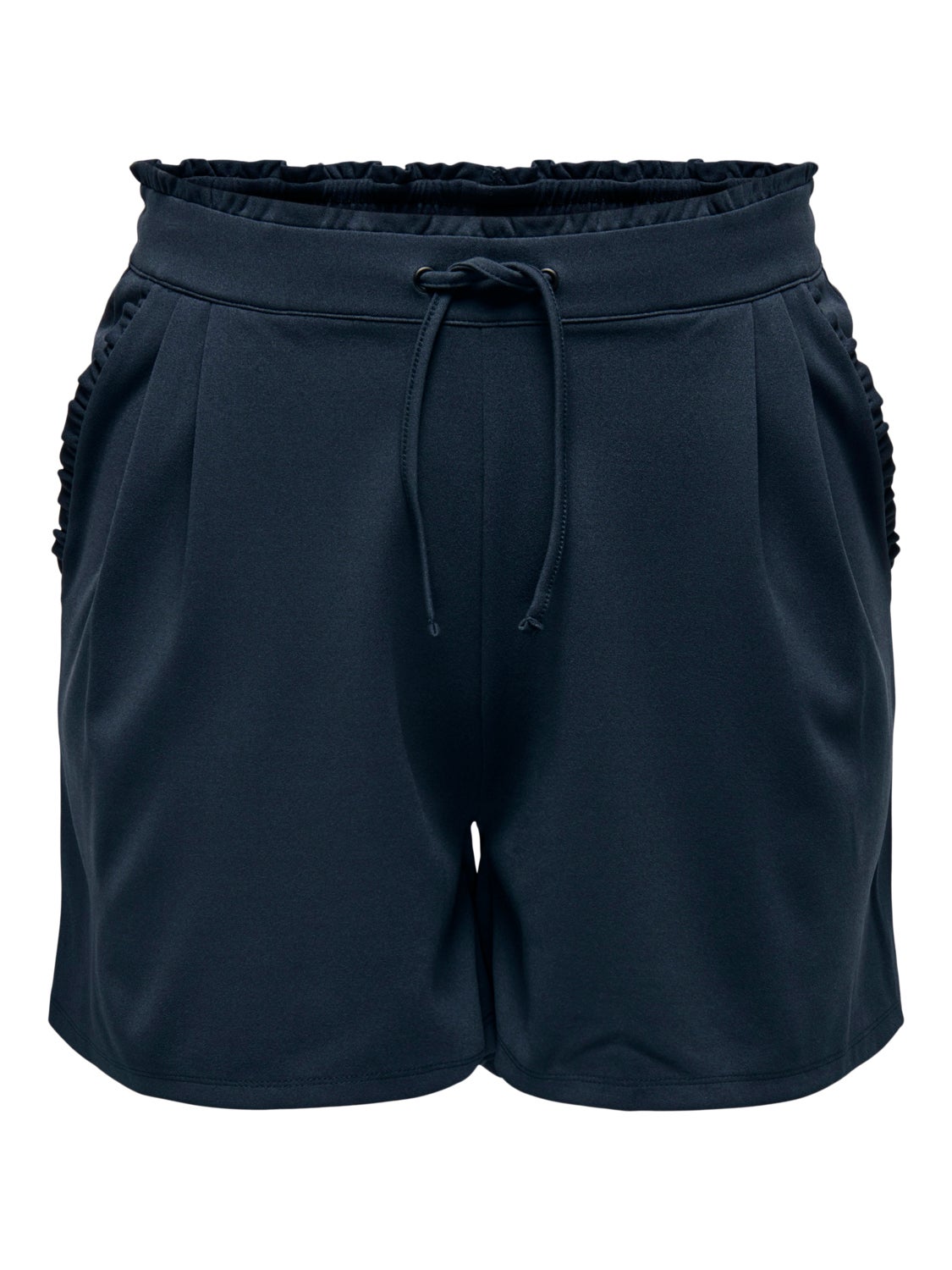 Curvy drawstring shorts