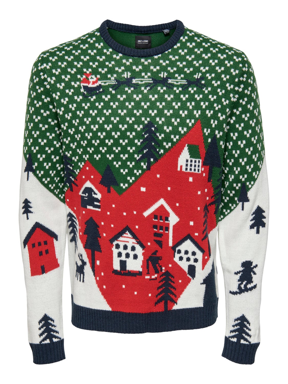 Christmas knitted pullover