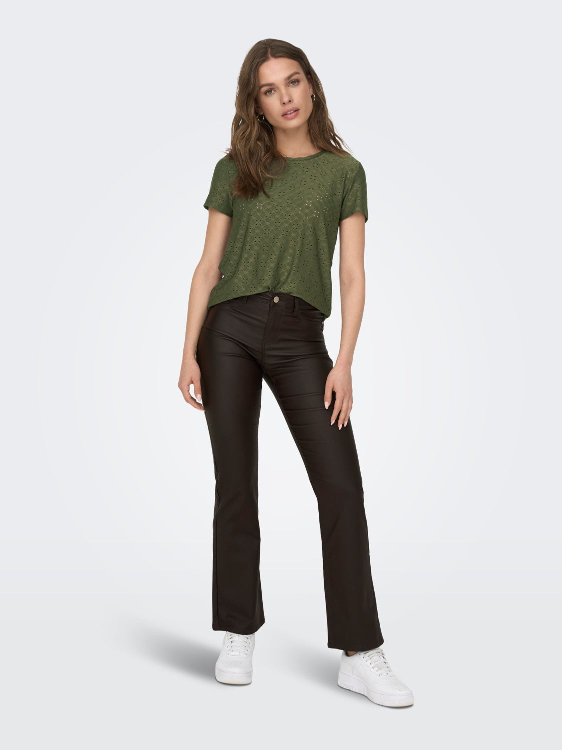 Detailed Short Sleeved Top