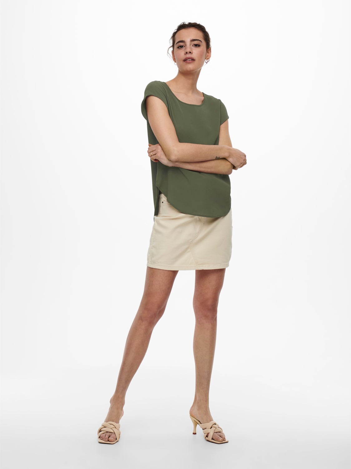 Loose Short Sleeved Top