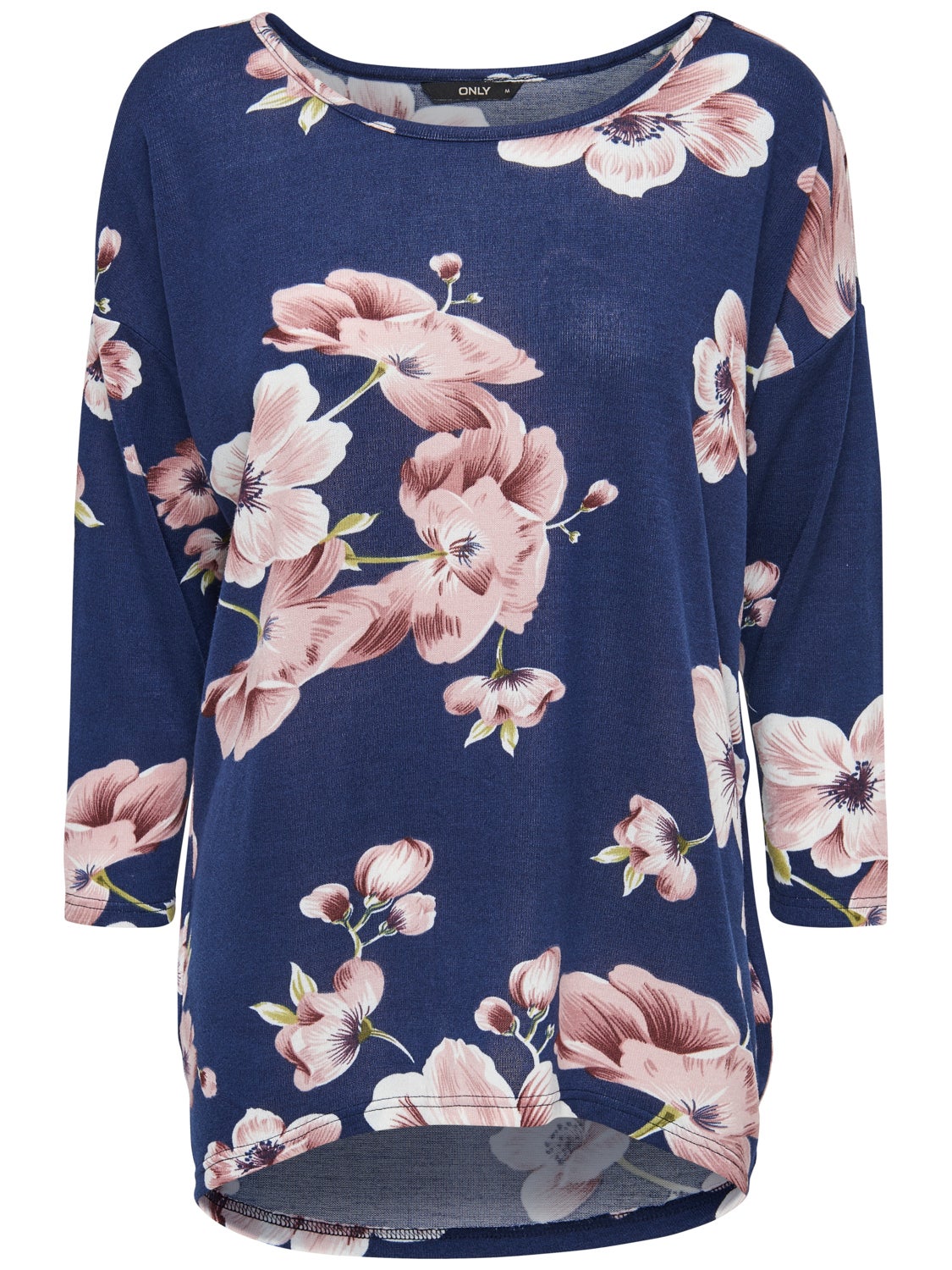 Printed 3/4 sleeved top