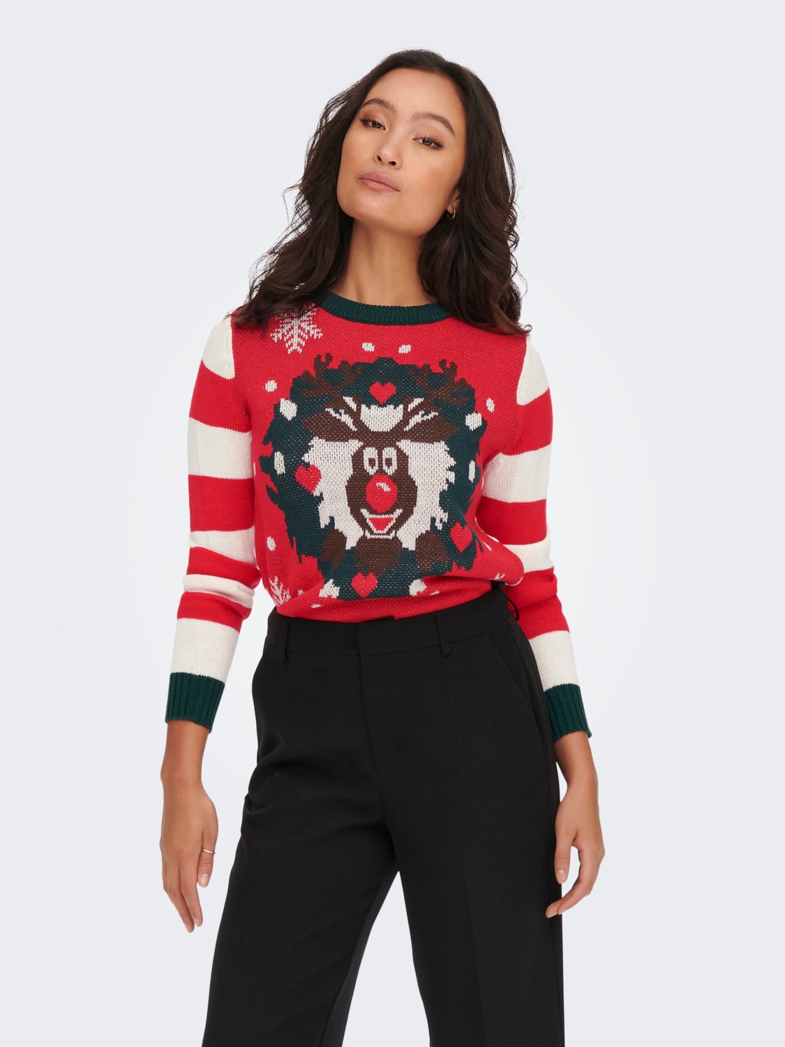 Striped Knitted Pullover