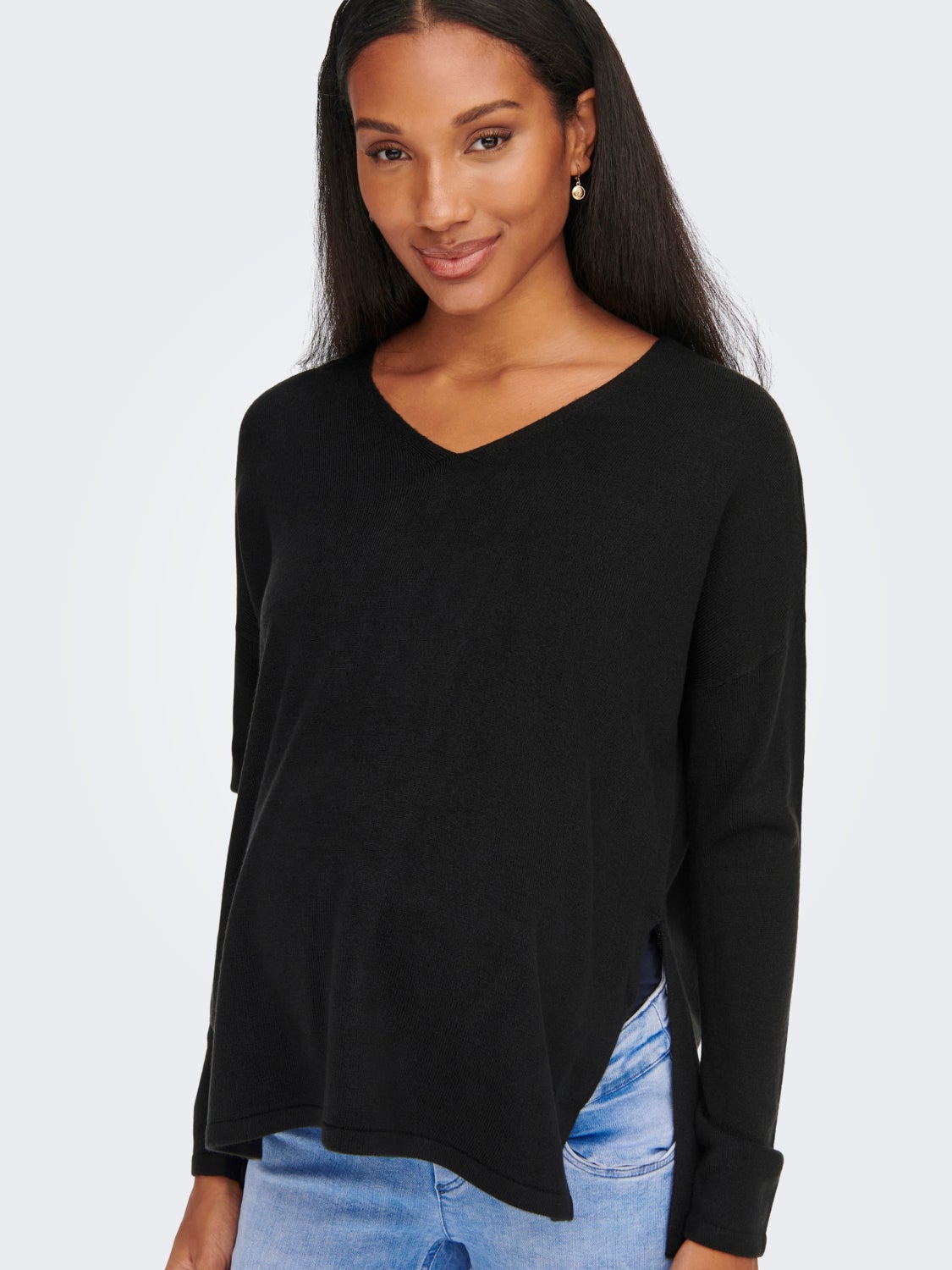 Mama striped Knitted Pullover