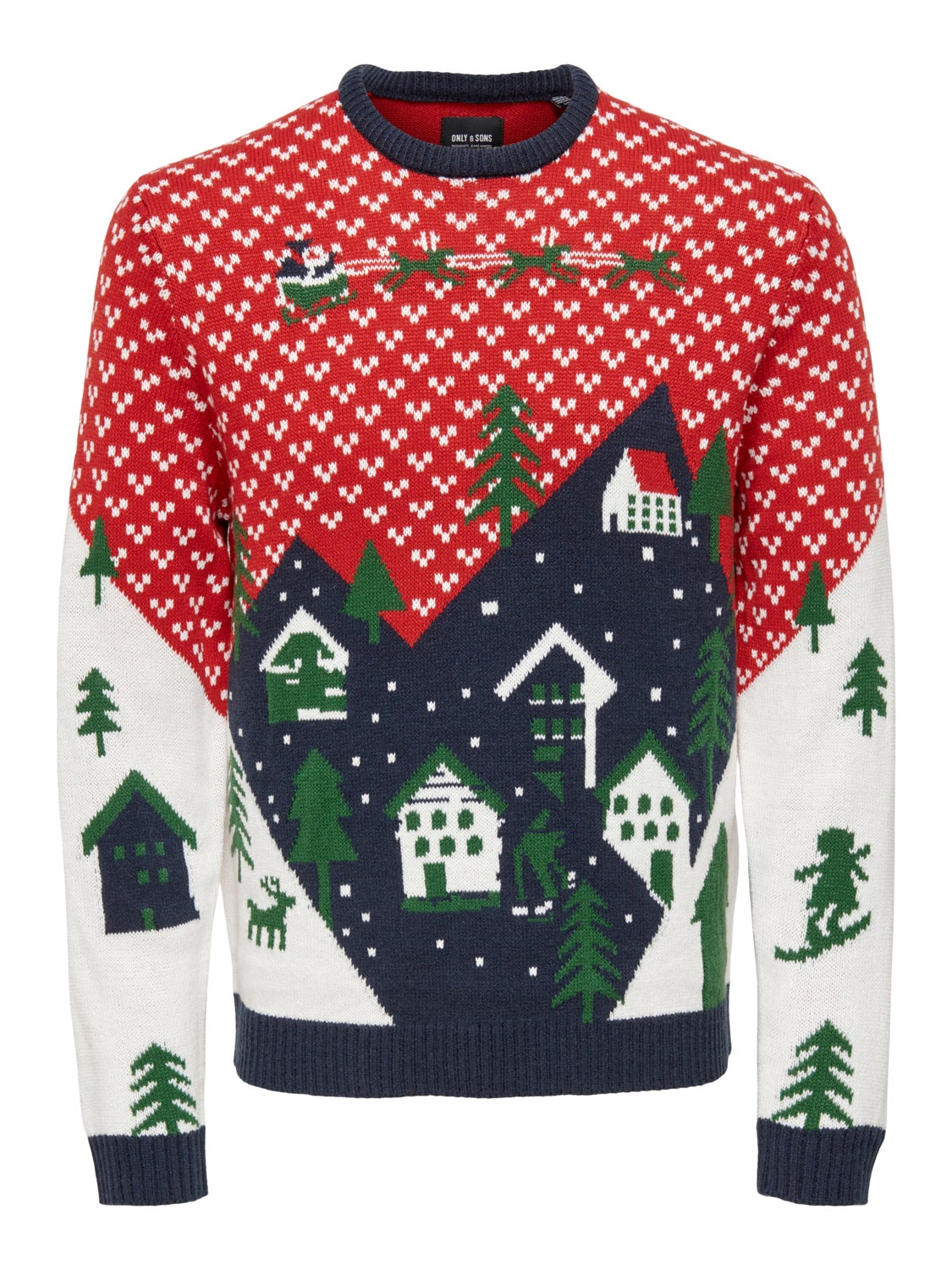 Christmas knitted pullover