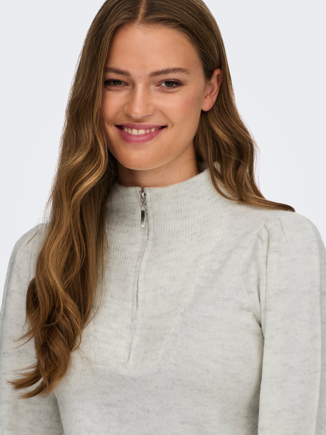 Zip Knitted Pullover