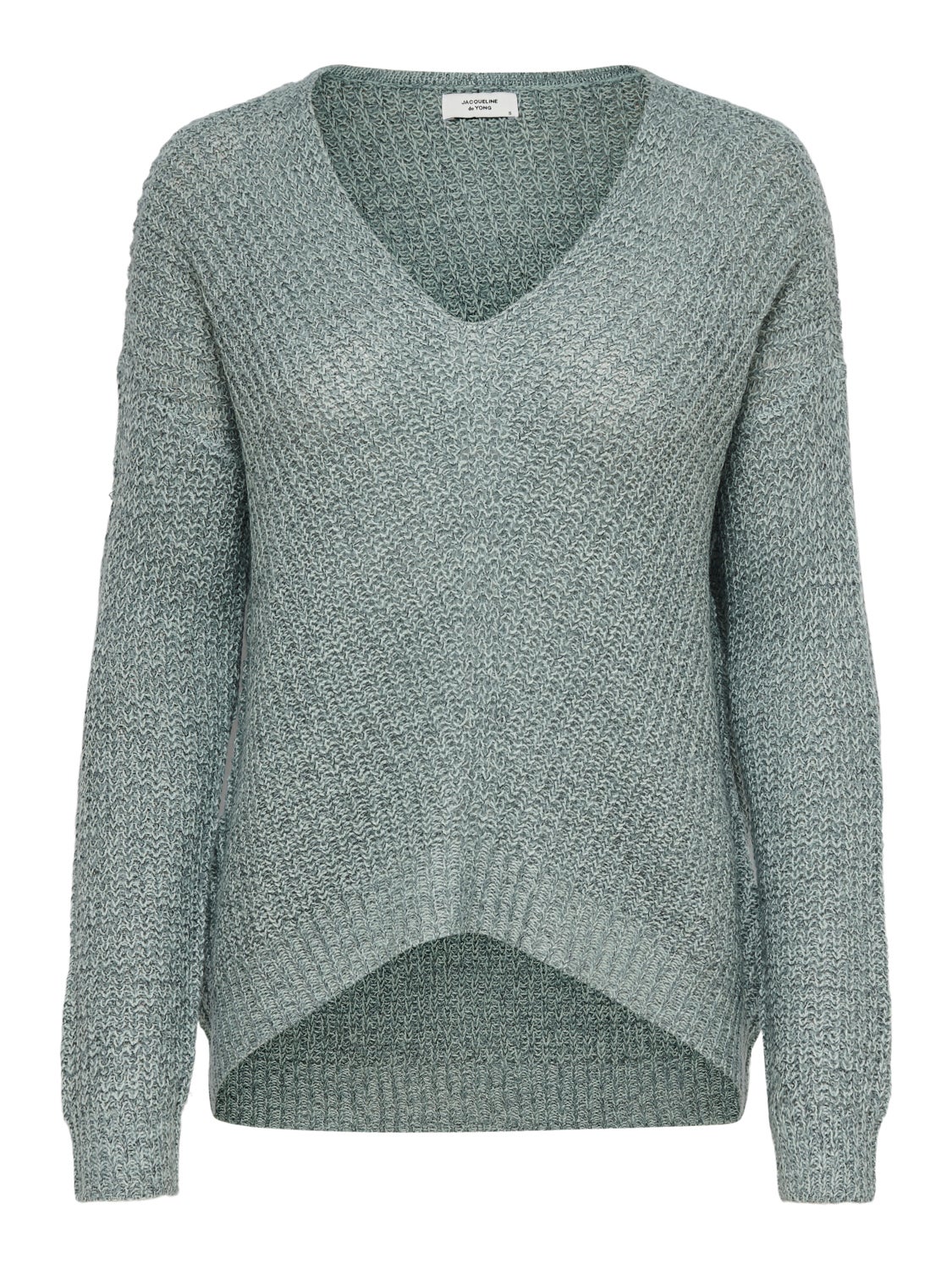 V-neck knitted pullover