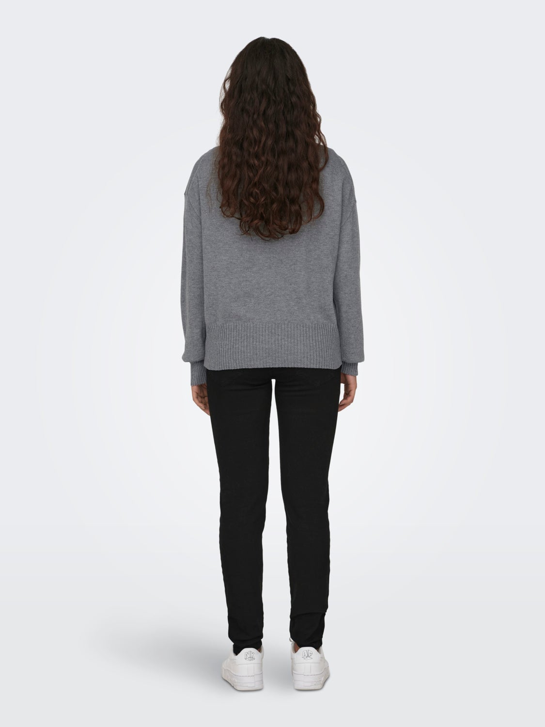 Knit top with cowl neck