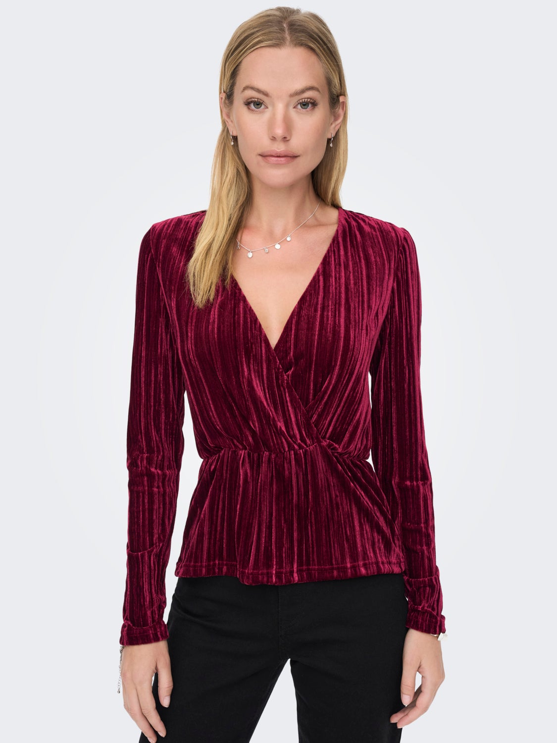 Wrap Long Sleeved Top