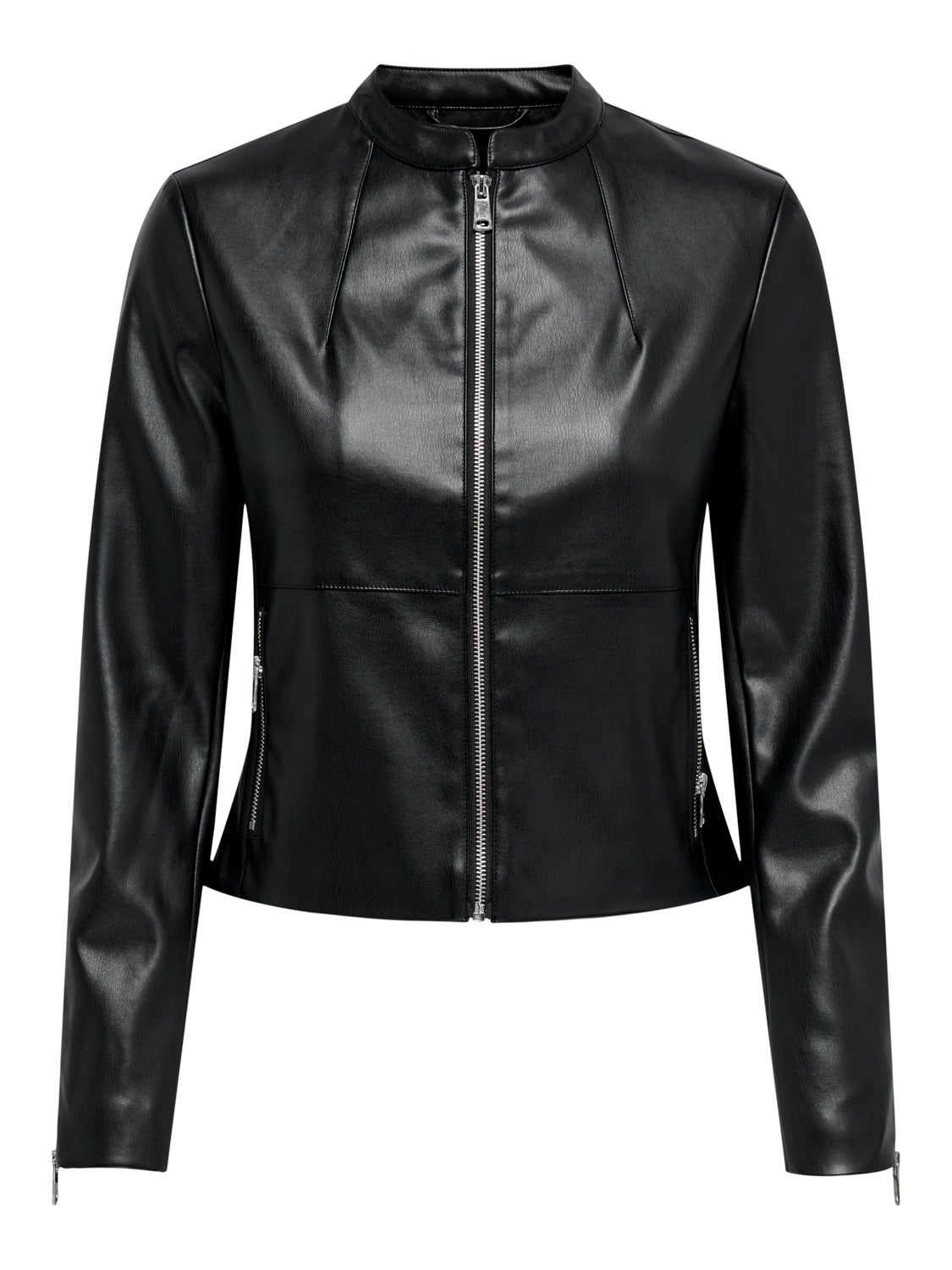 Faux leather jacket